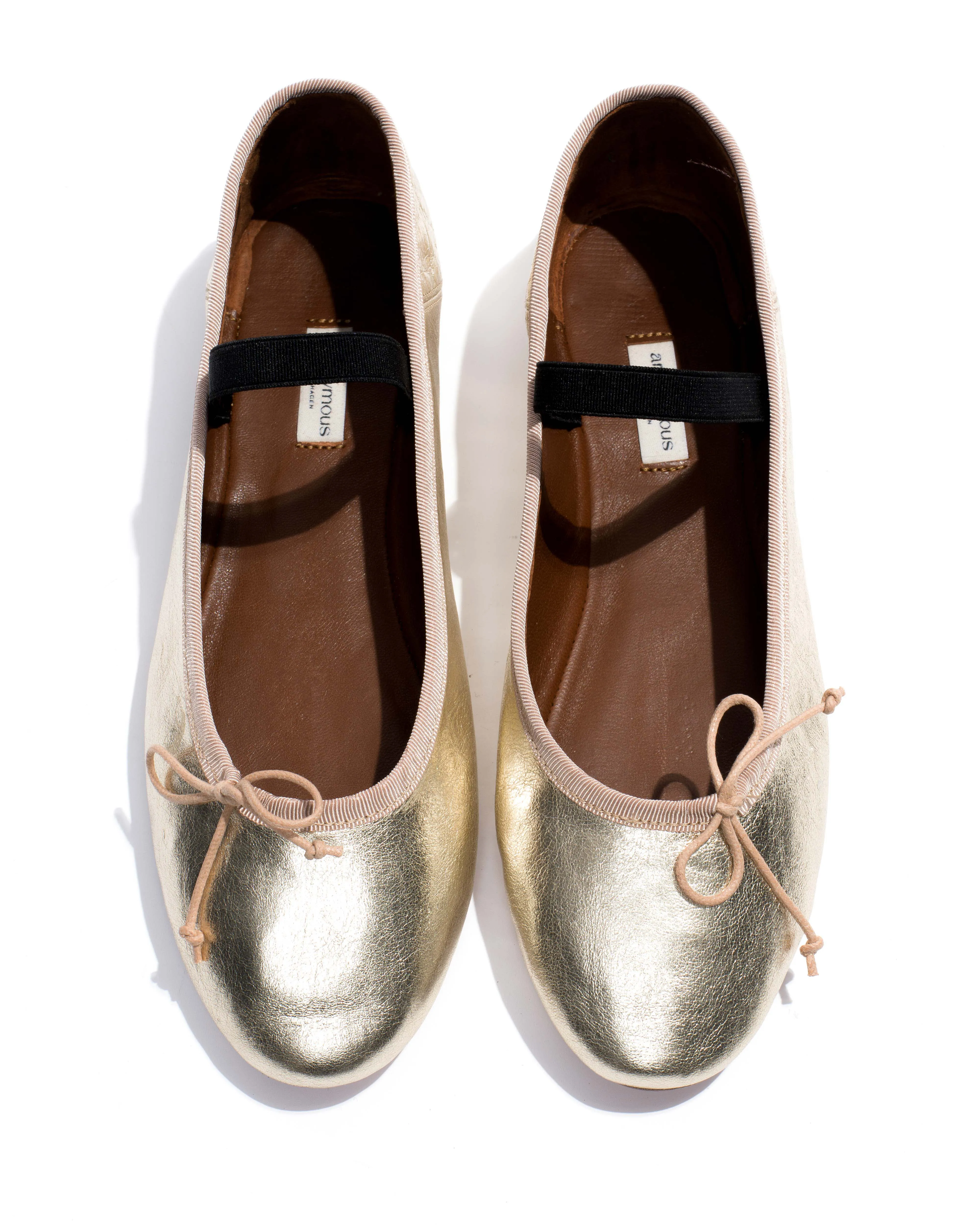 Rhina Grained metallic lamb Champagne sold by Anonymous Copenhagen product image thumbnail 4