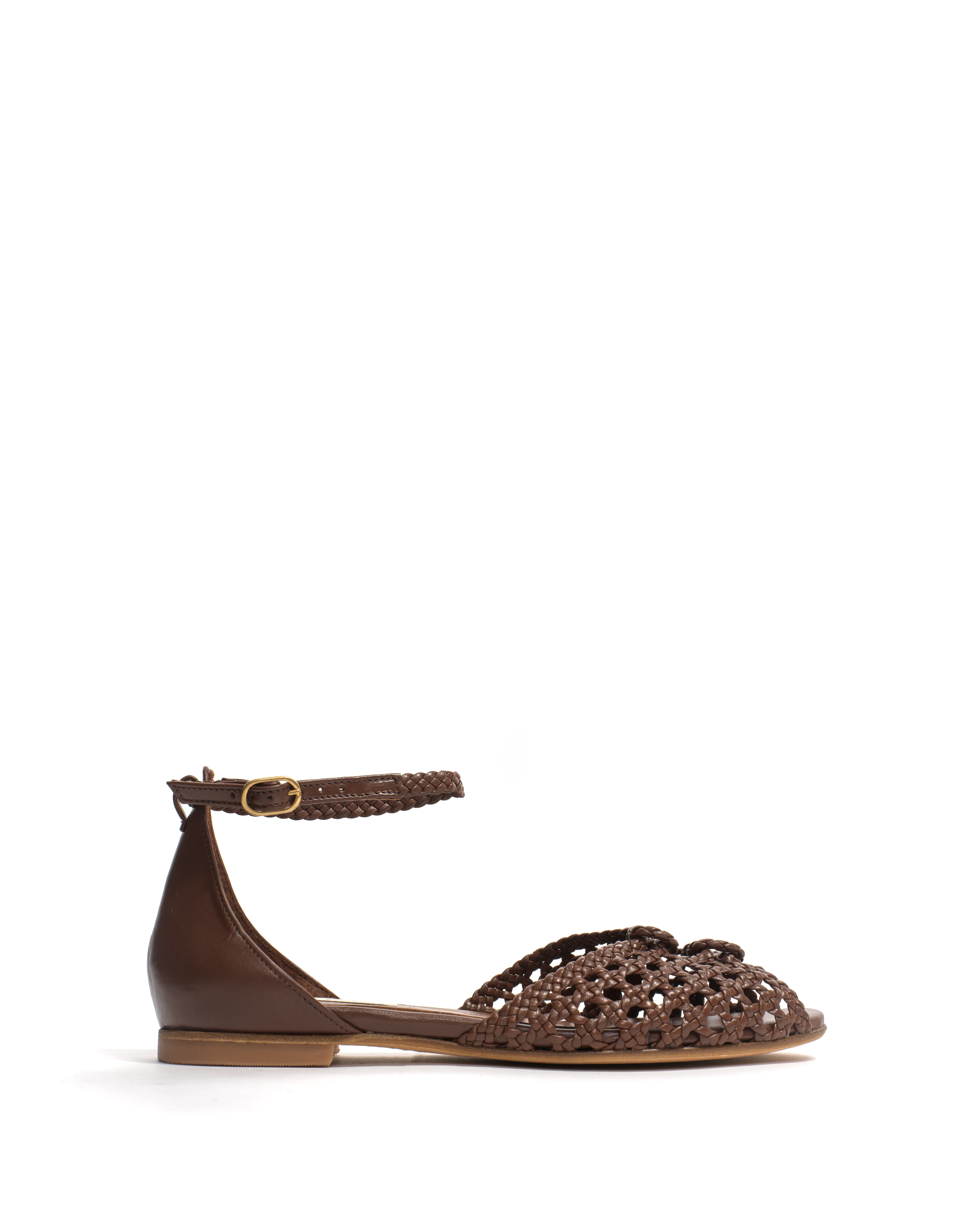 Lucy 10 Hand-braided leather Chocolate sold by Anonymous Copenhagen