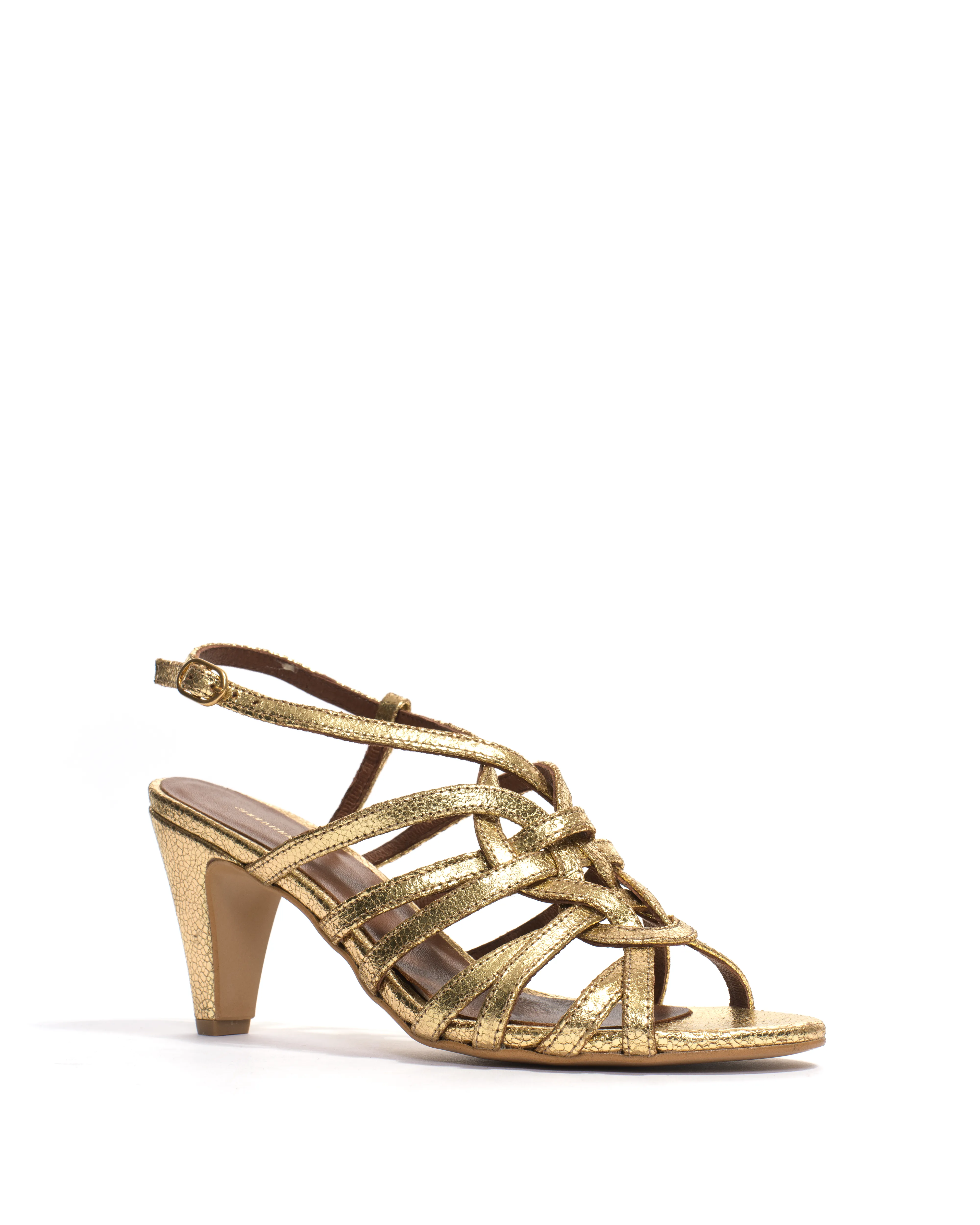 Vickey 75 Crackled metallic goat Gold sold by Anonymous Copenhagen product image thumbnail 2