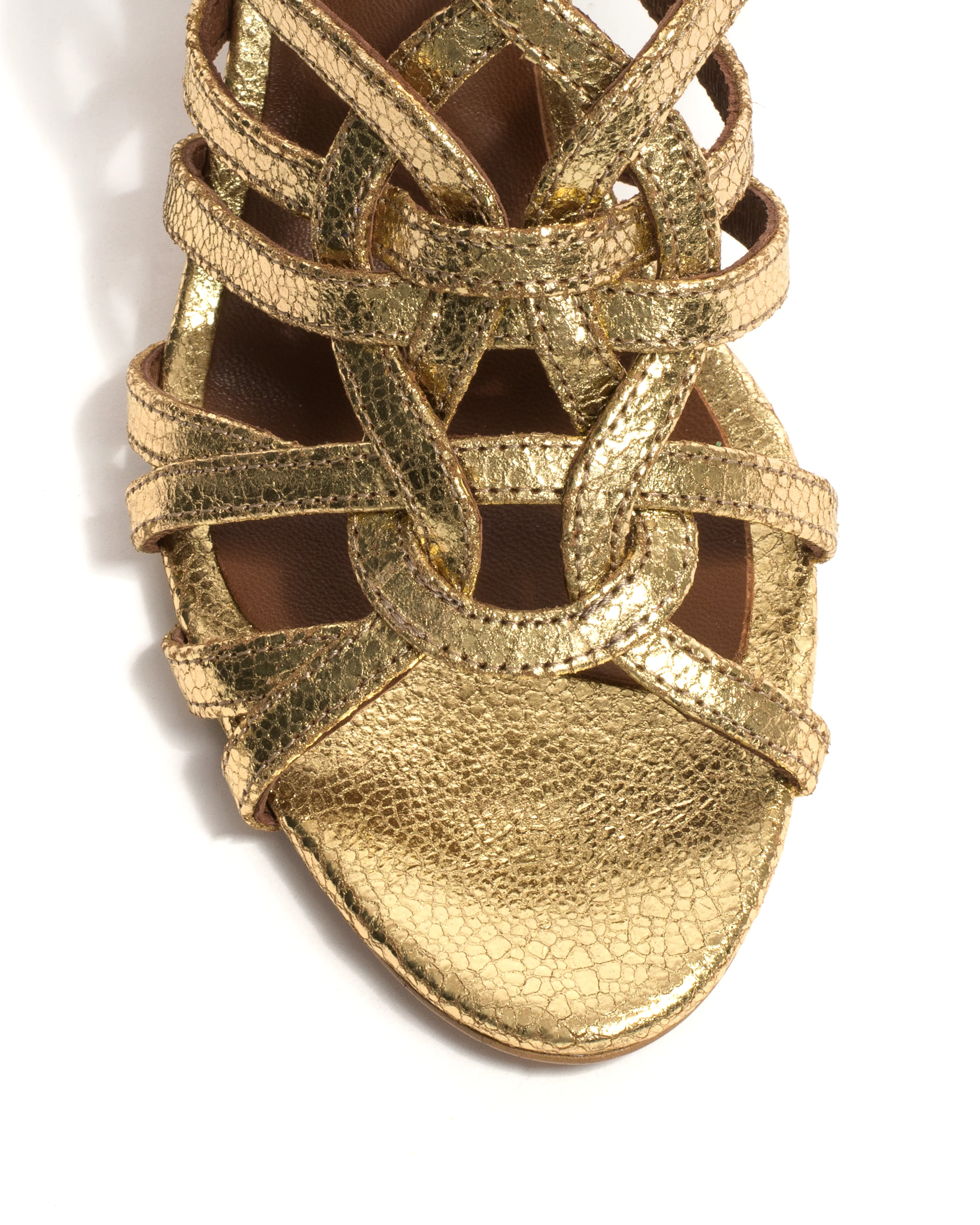 Vickey 75 Crackled metallic goat Gold sold by Anonymous Copenhagen product image thumbnail 5