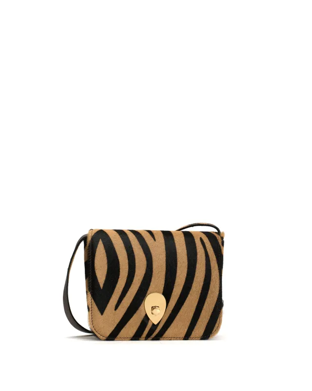 Nielle petite crossover bag Calf hair Tiger sold by Anonymous Copenhagen