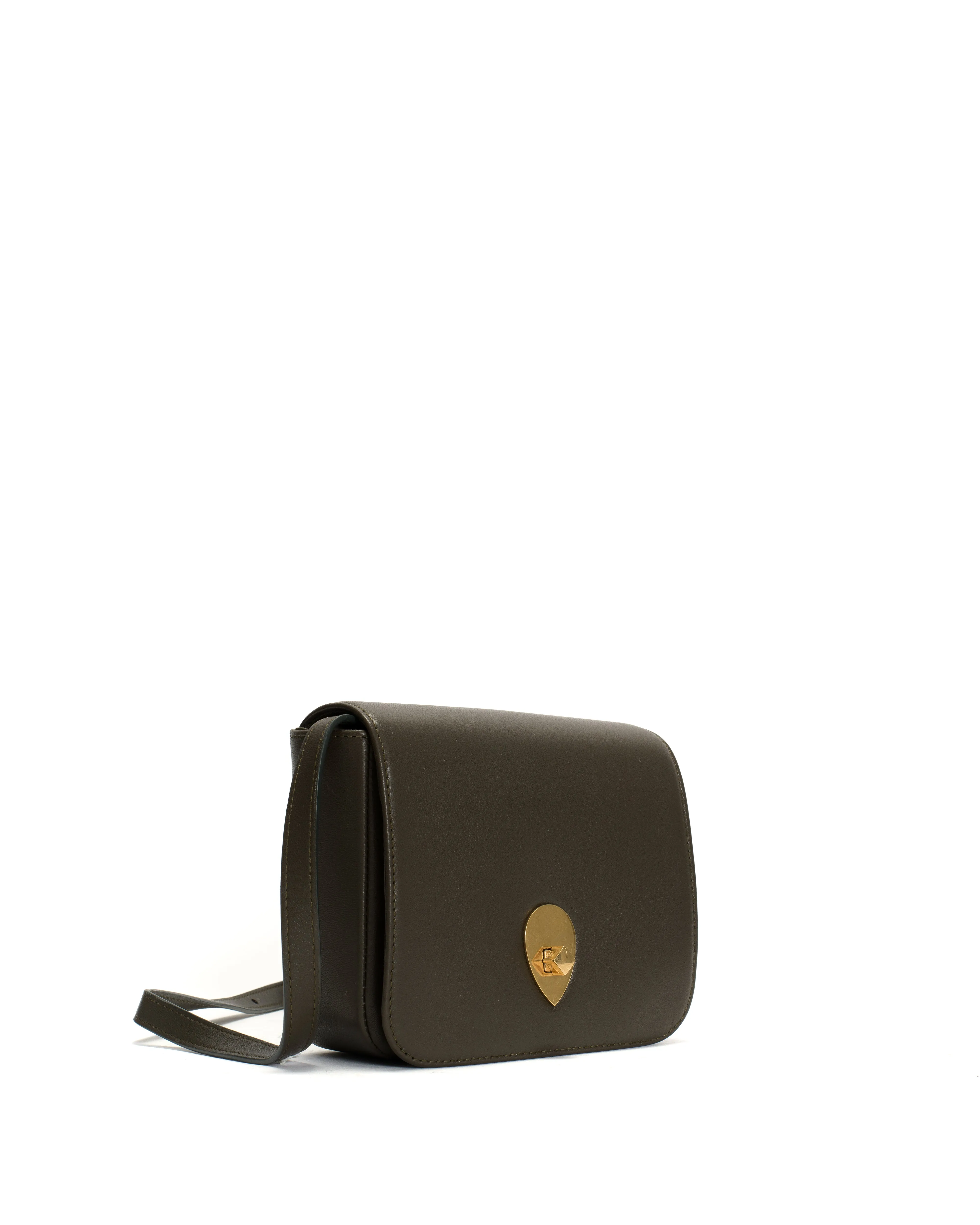 Nielle petite crossover bag Shiny lamb Moss green sold by Anonymous Copenhagen product image thumbnail 2