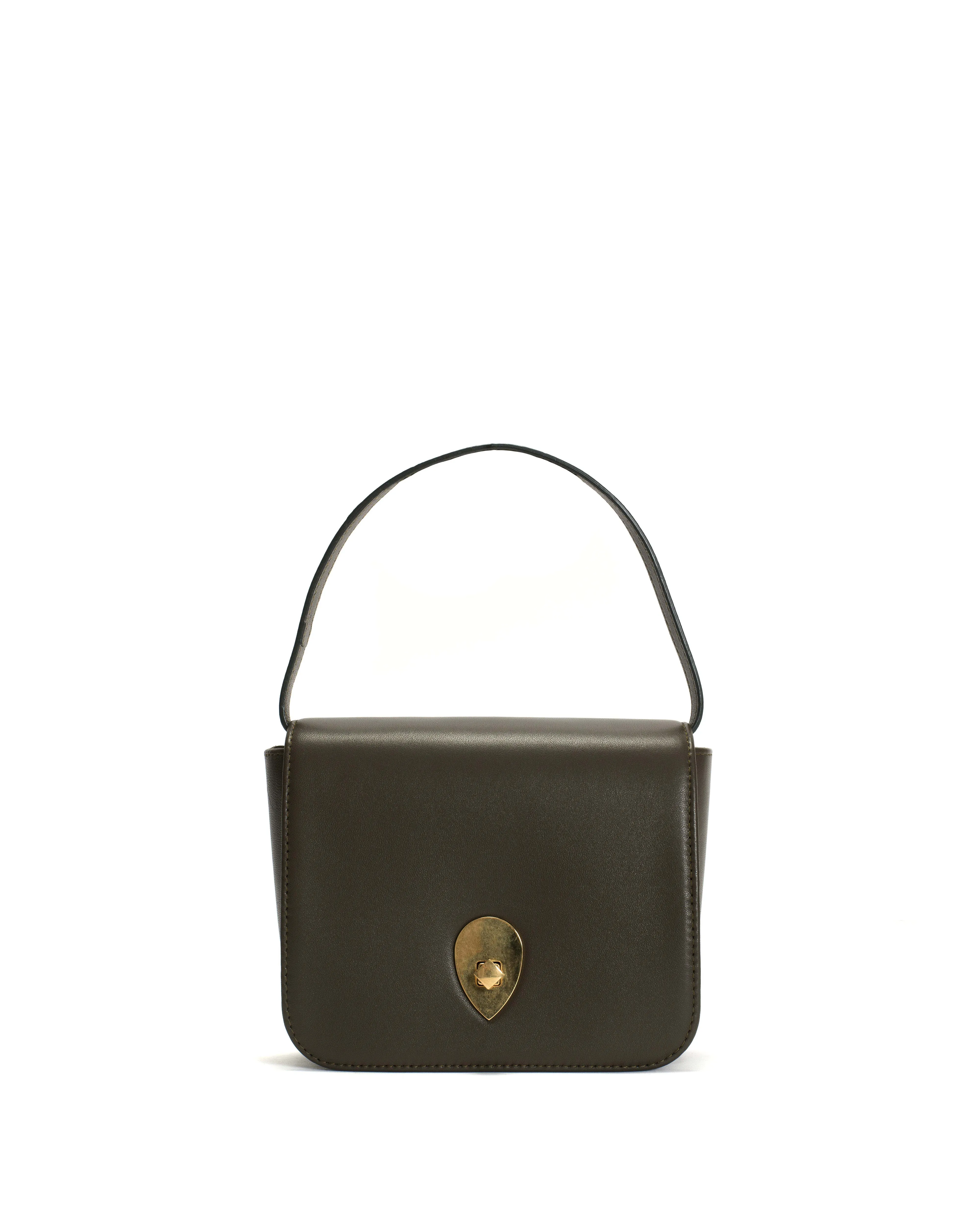 Nielle petite crossover bag Shiny lamb Moss green sold by Anonymous Copenhagen product image thumbnail 3