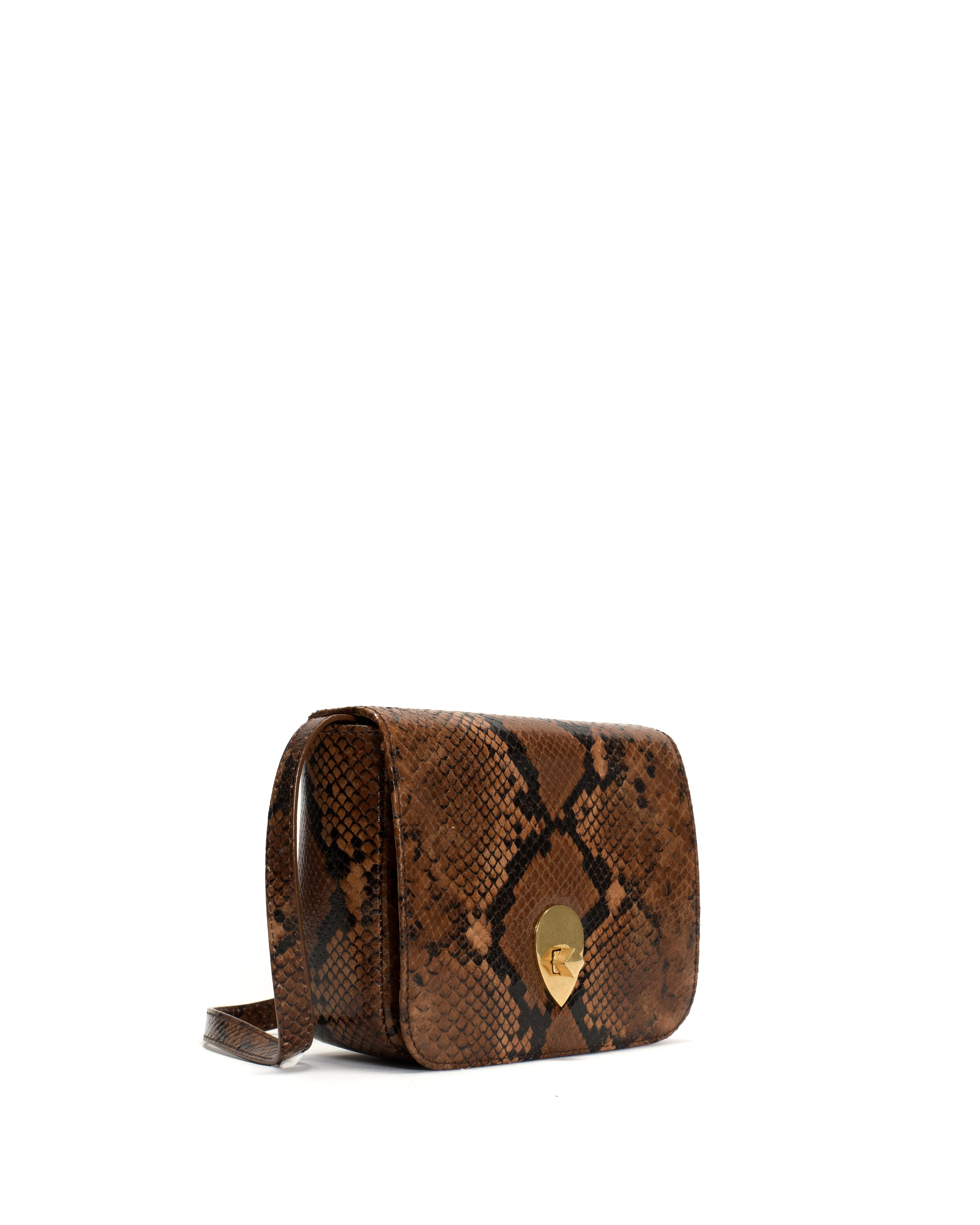 Nielle petite crossover bag Snake calf Hazelnut sold by Anonymous Copenhagen product image thumbnail 2