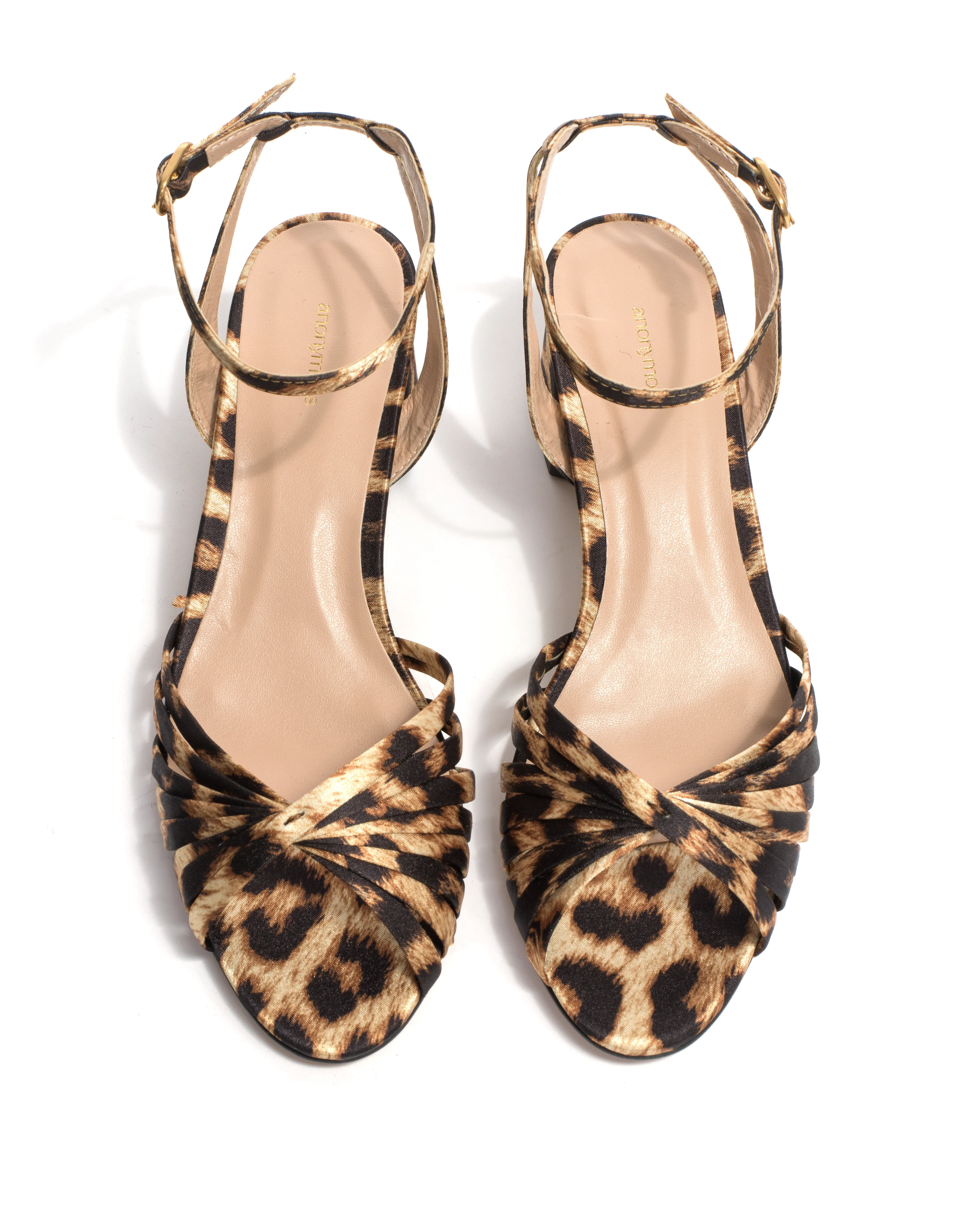 Margriet Satin print vegan Leopard sold by Anonymous Copenhagen product image thumbnail 4
