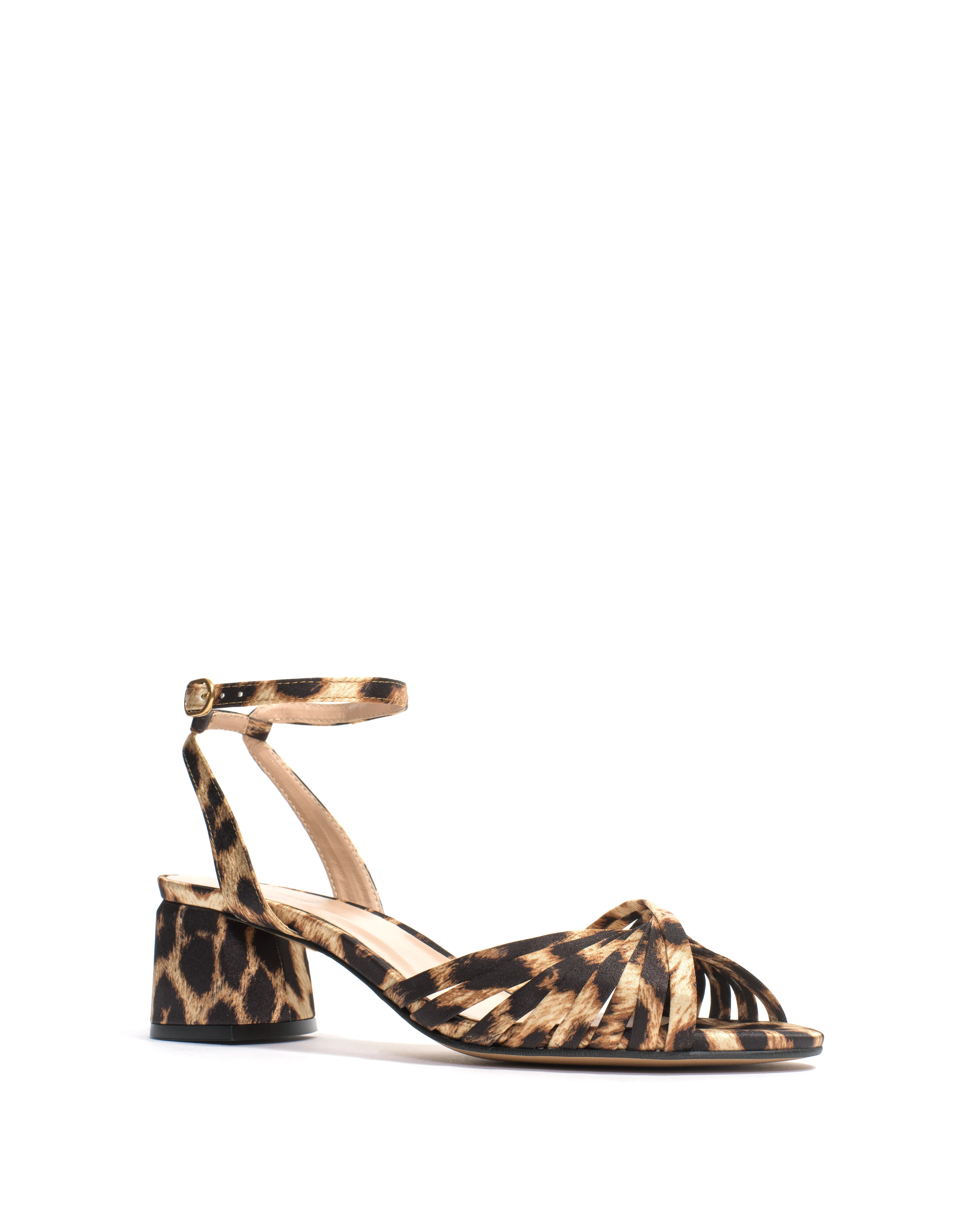 Margriet Satin print vegan Leopard sold by Anonymous Copenhagen product image thumbnail 2