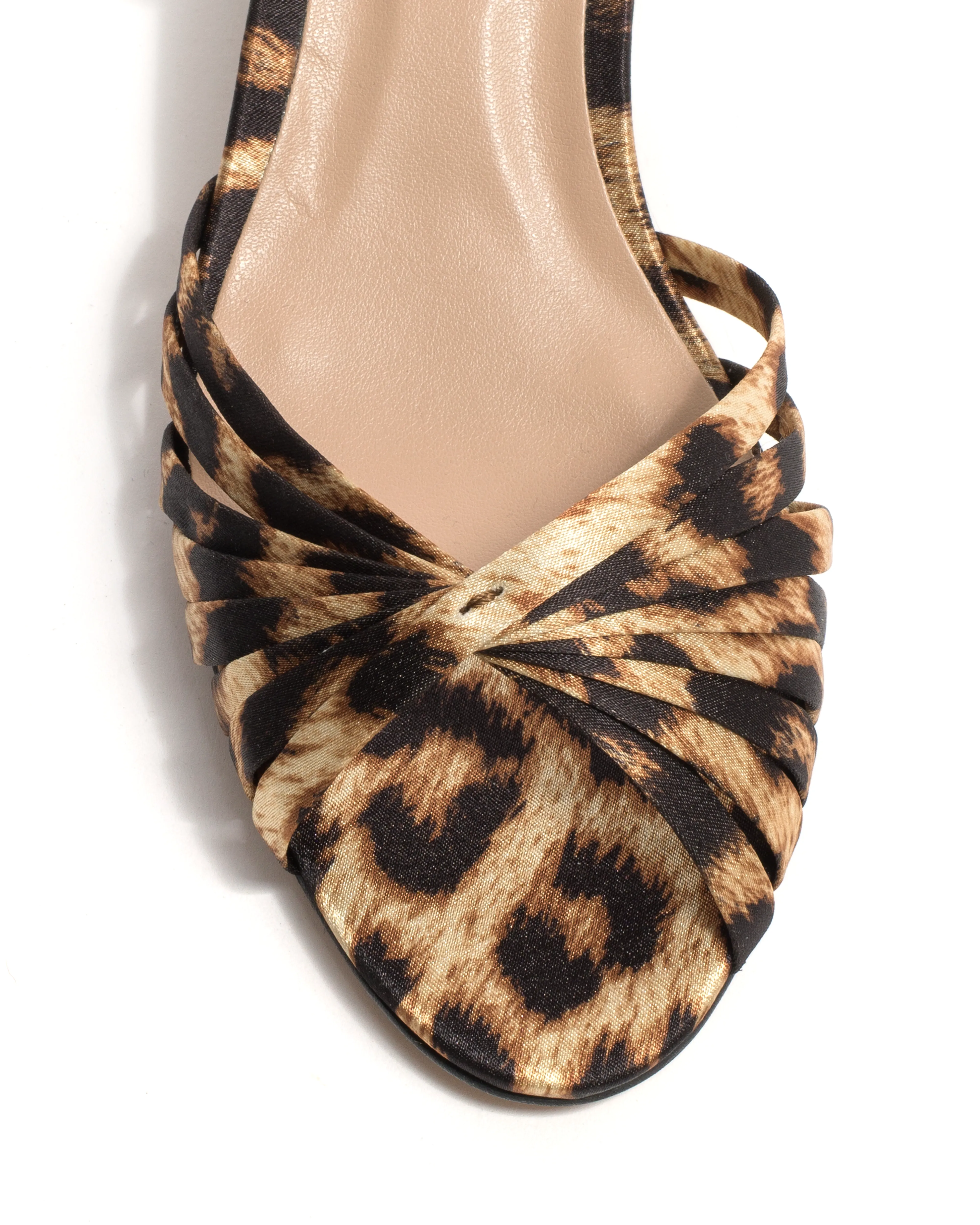 Margriet Satin print vegan Leopard sold by Anonymous Copenhagen product image thumbnail 5