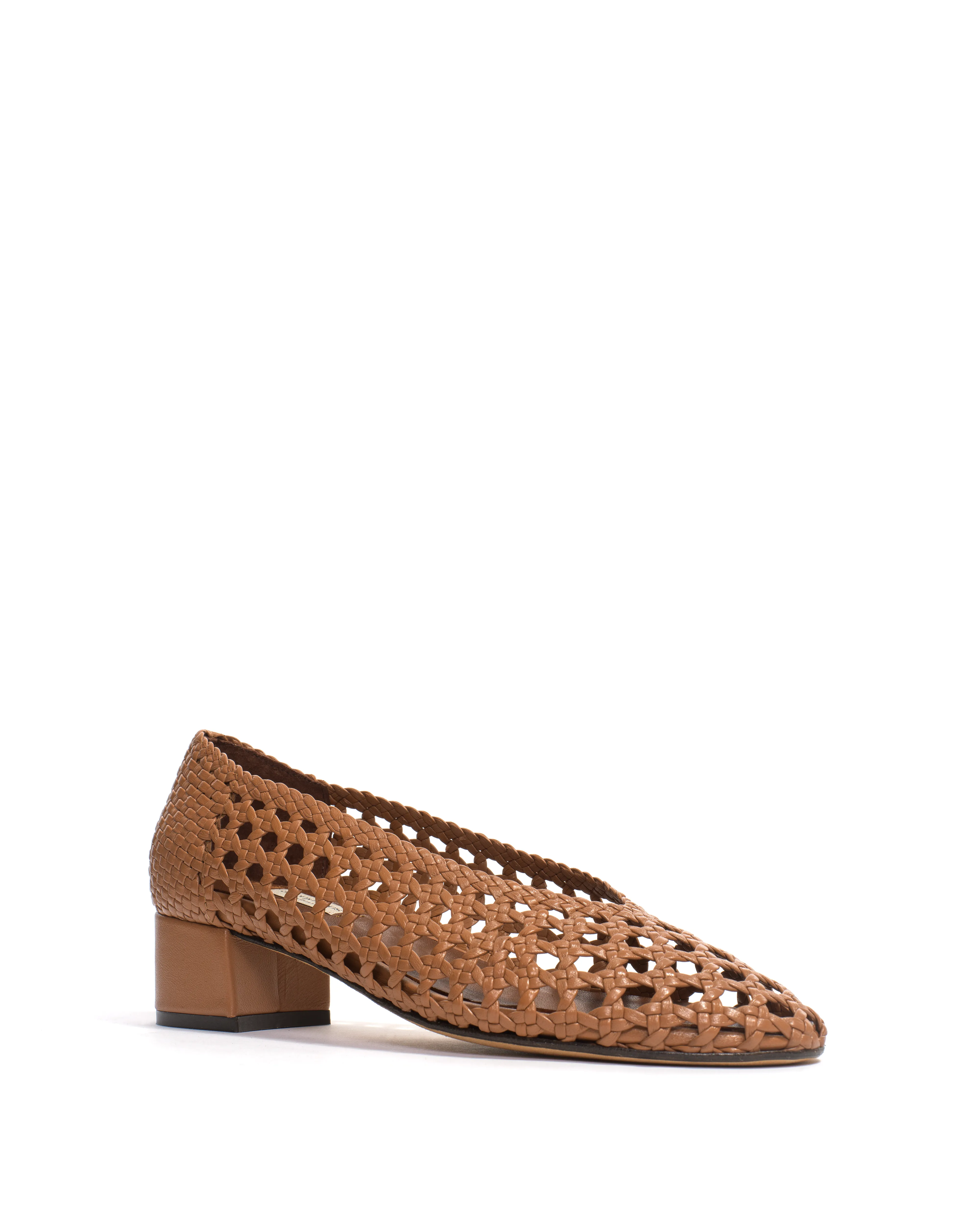 Sessi 40 hand-braided Hand-braided leather Caramel sold by Anonymous Copenhagen product image thumbnail 2