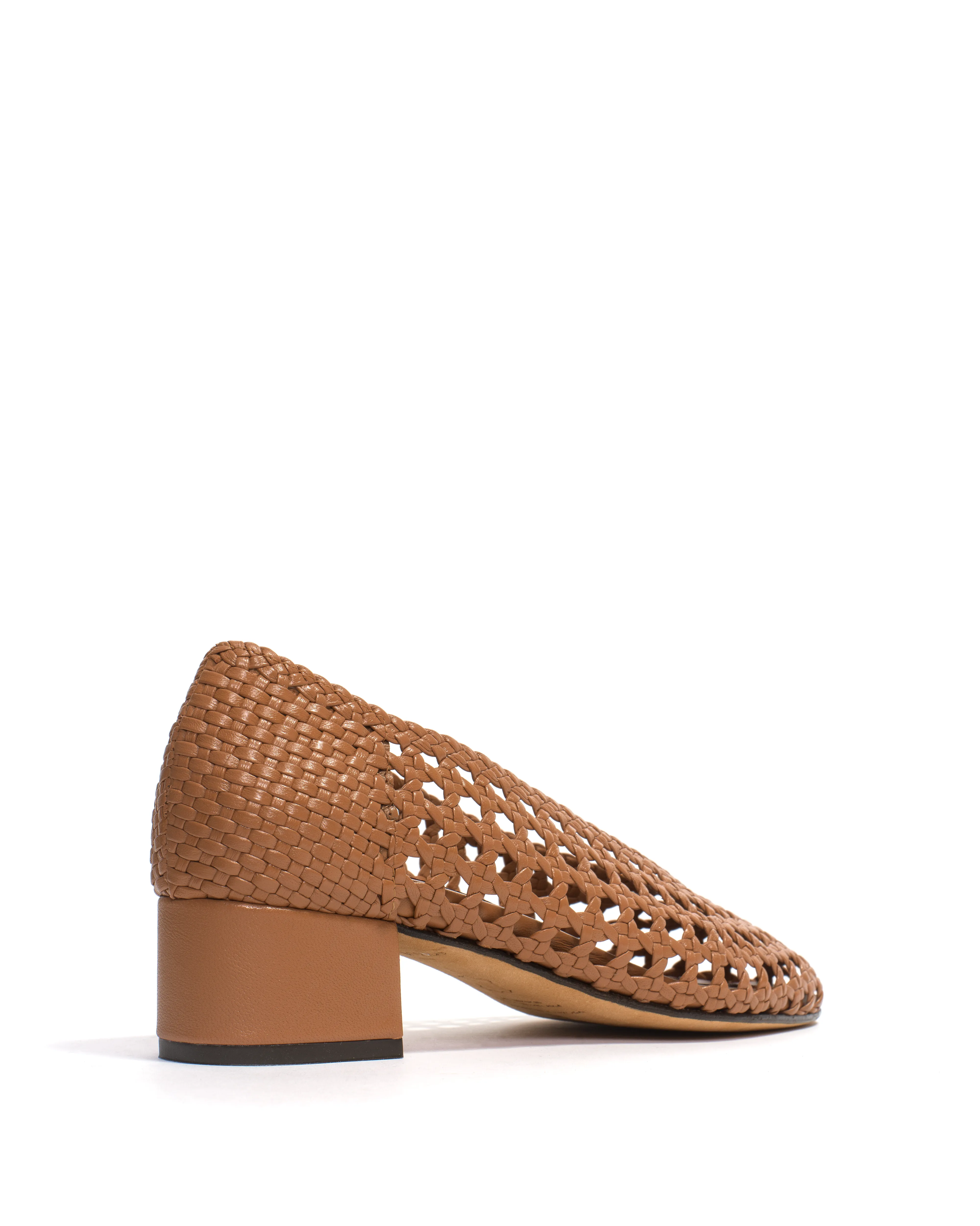Sessi 40 hand-braided Hand-braided leather Caramel sold by Anonymous Copenhagen product image thumbnail 3