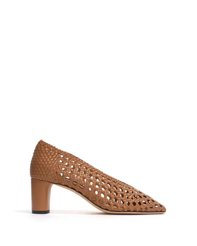 Sessi 60 Hand-braided leather Caramel sold by Anonymous Copenhagen