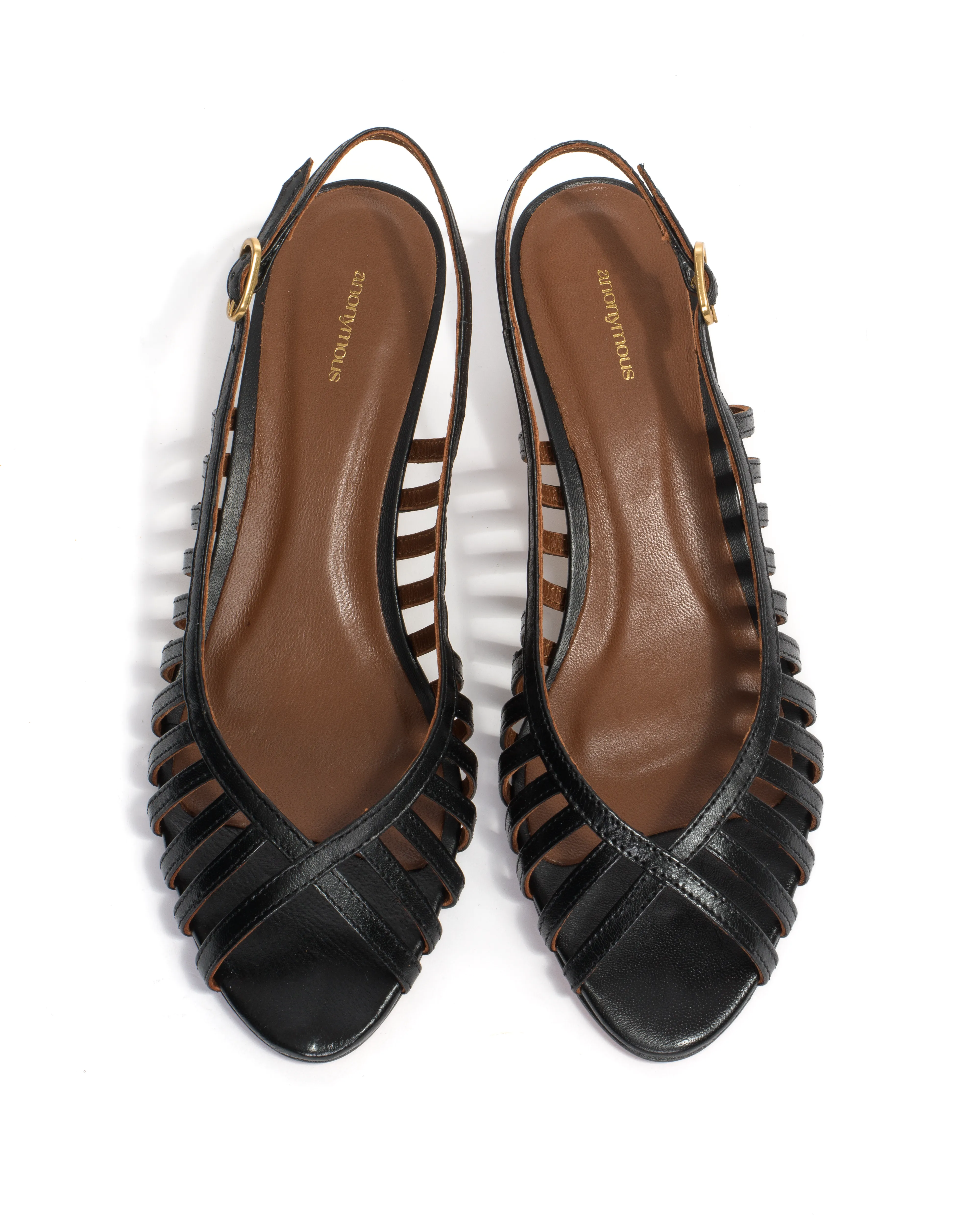 Carminho 40 stiletto Shiny lamb Black sold by Anonymous Copenhagen product image thumbnail 4