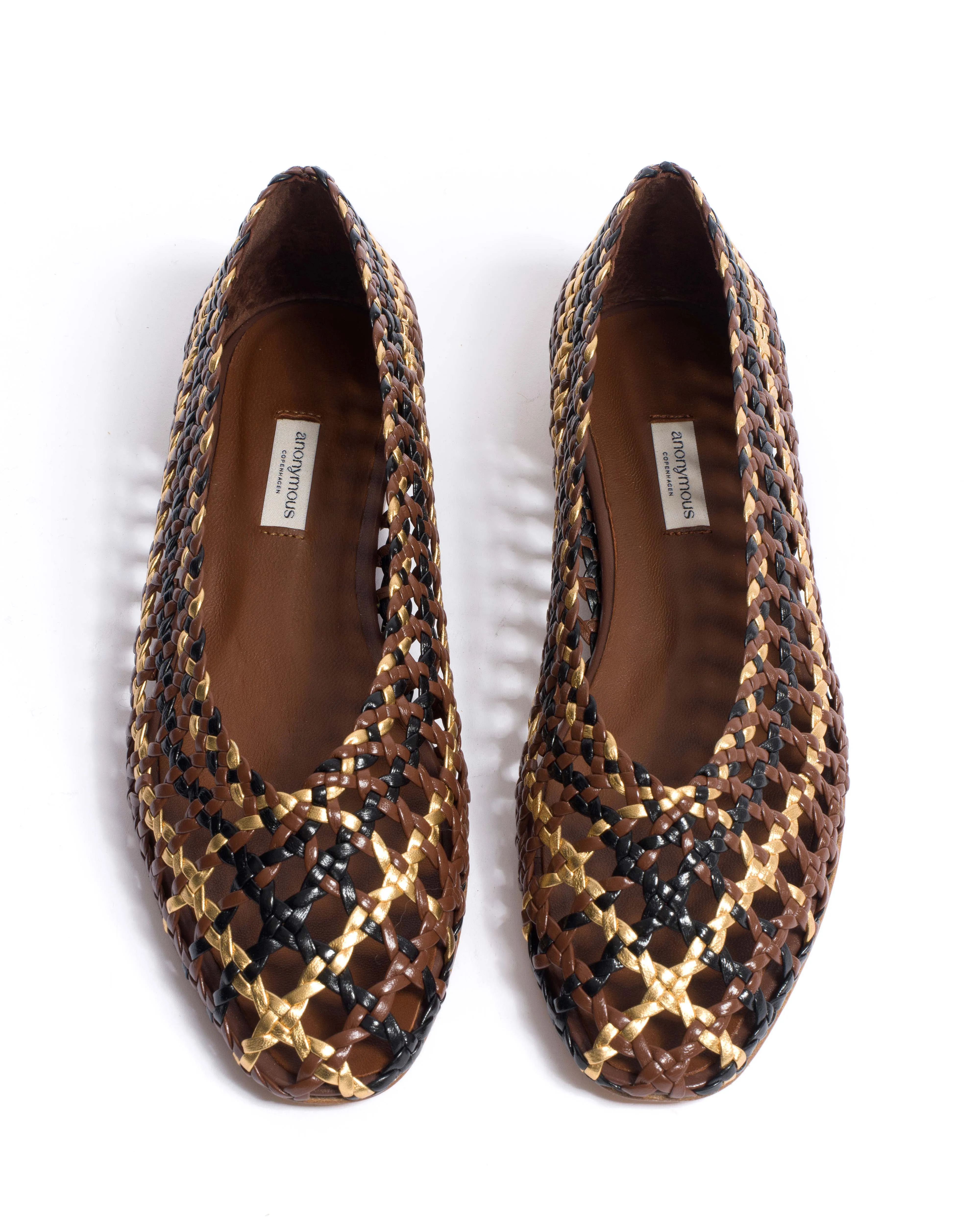 Sessi 10 Hand-braided leather Chocolate mix sold by Anonymous Copenhagen product image thumbnail 4