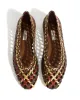 Sessi 10 Hand-braided leather Moss green mix sold by Anonymous Copenhagen