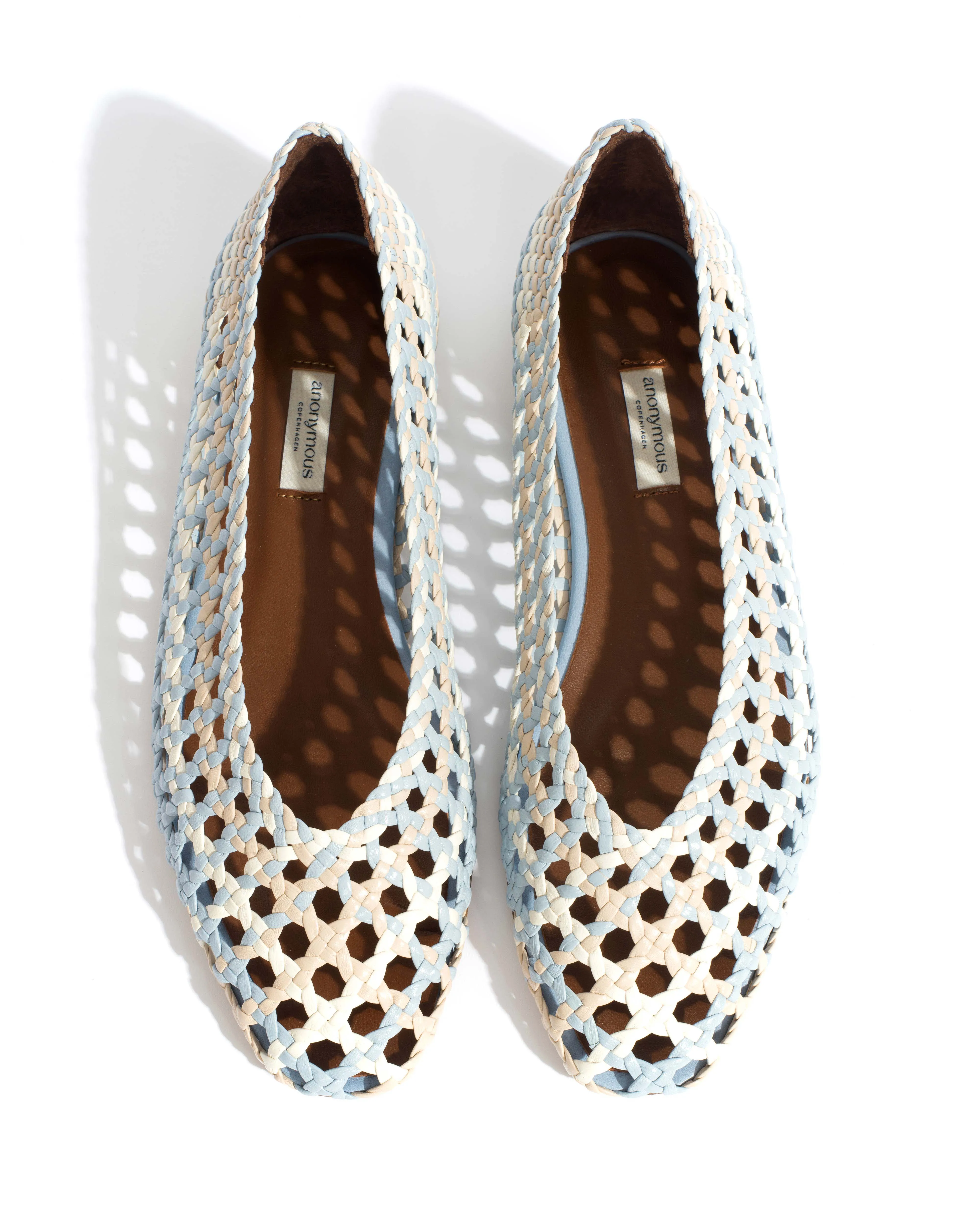 Sessi 10 Hand-braided leather Lichen blue mix sold by Anonymous Copenhagen product image thumbnail 4