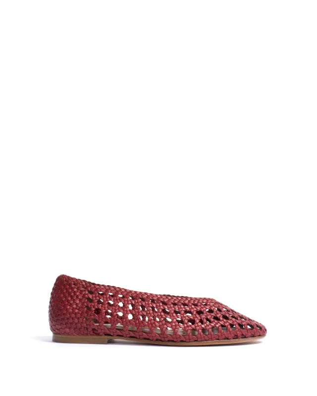 Sessi 10 hand-braided Hand-braided leather Pomegranate sold by Anonymous Copenhagen