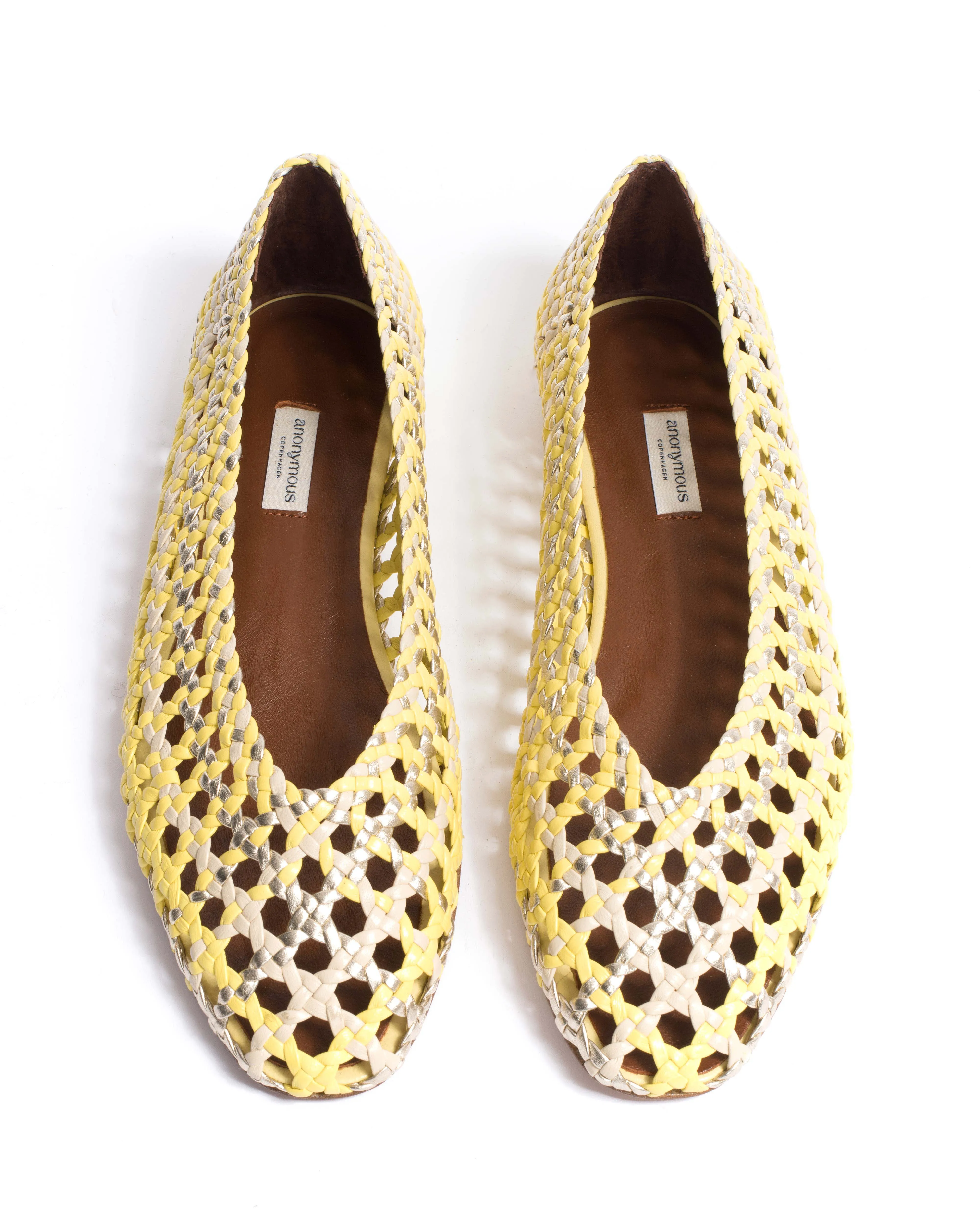 Sessi 10 Hand-braided leather Pineapple ice mix sold by Anonymous Copenhagen product image thumbnail 4