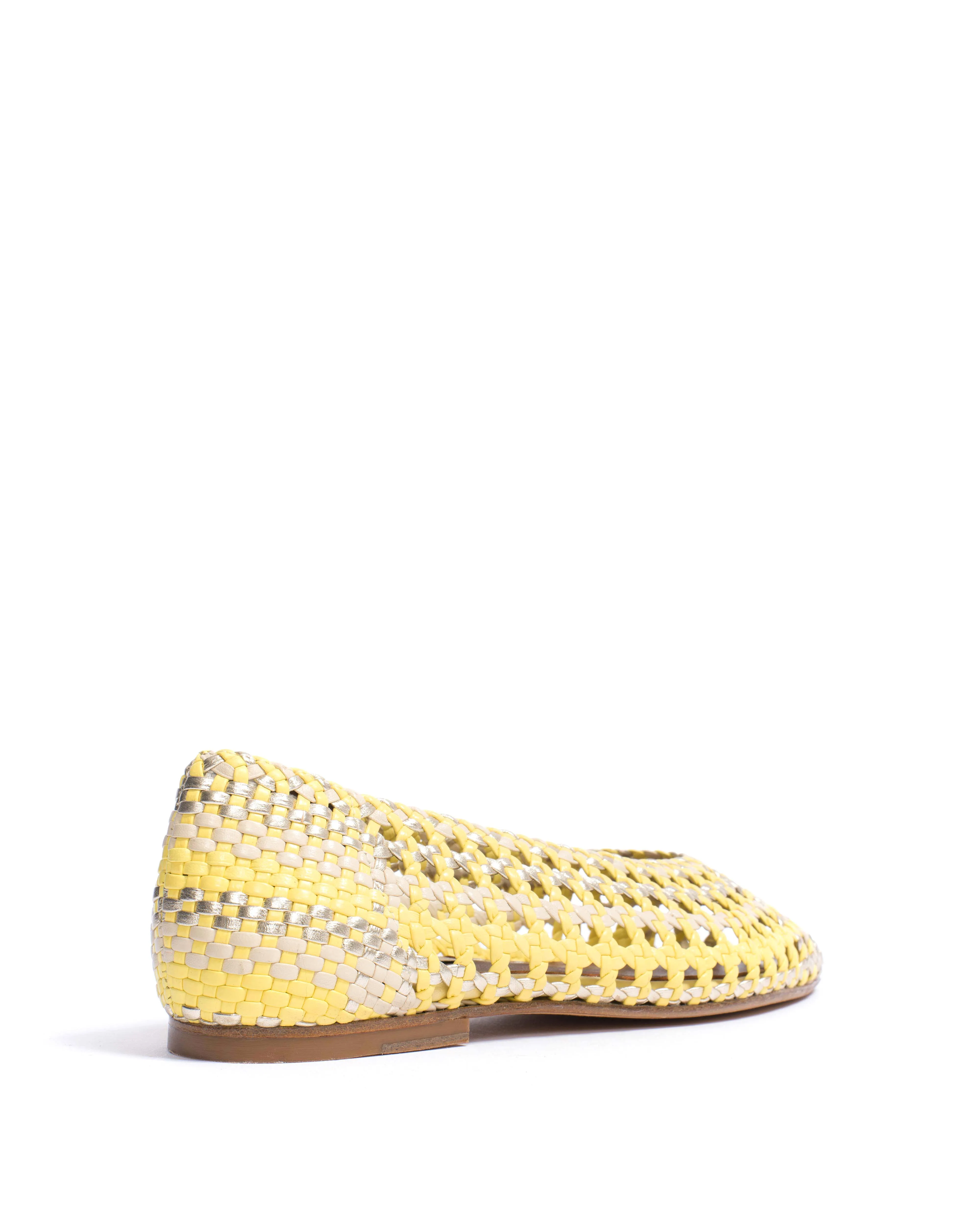 Sessi 10 Hand-braided leather Pineapple ice mix sold by Anonymous Copenhagen product image thumbnail 3