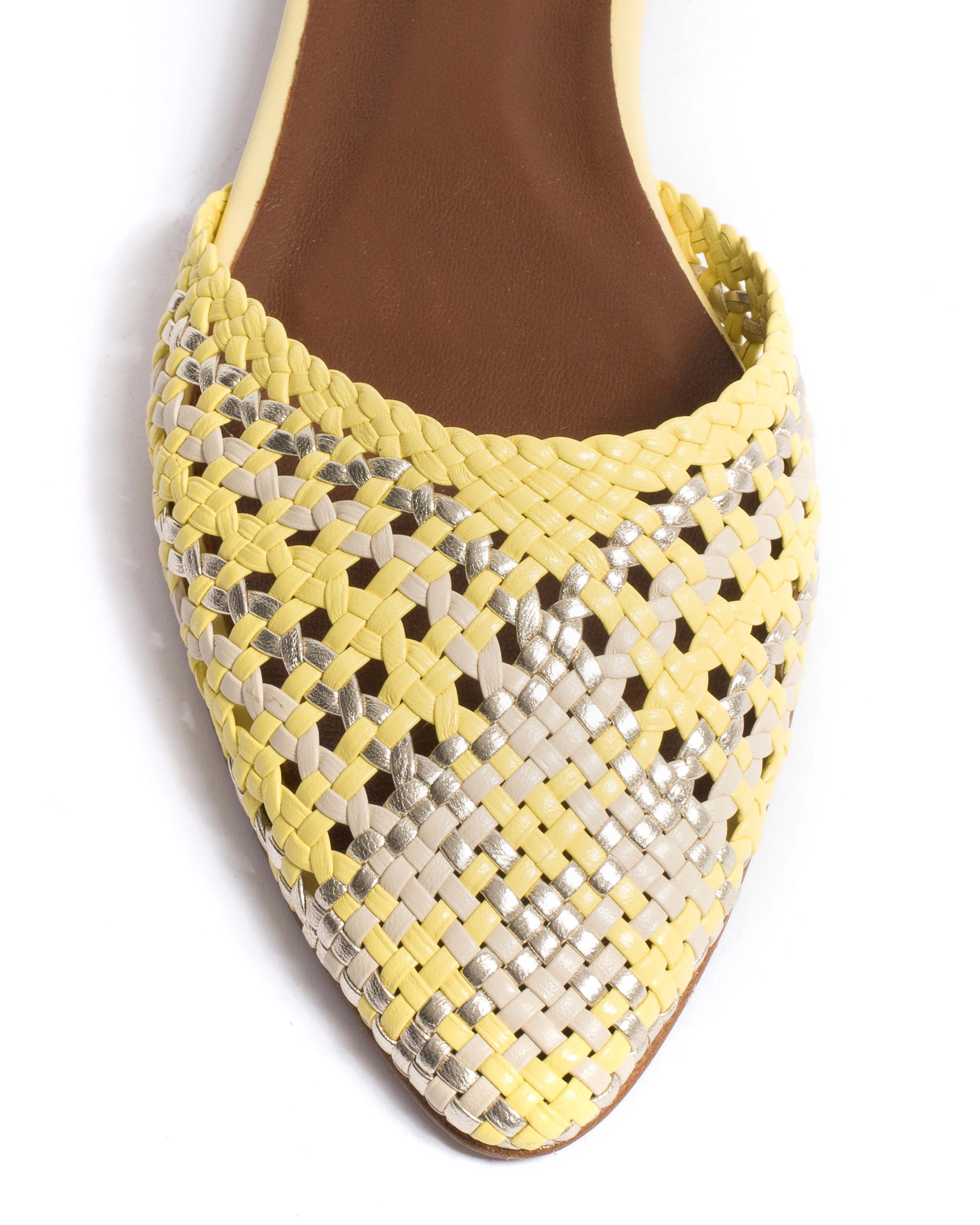 Senara 10 Hand-braided leather Pineapple ice mix sold by Anonymous Copenhagen product image thumbnail 5