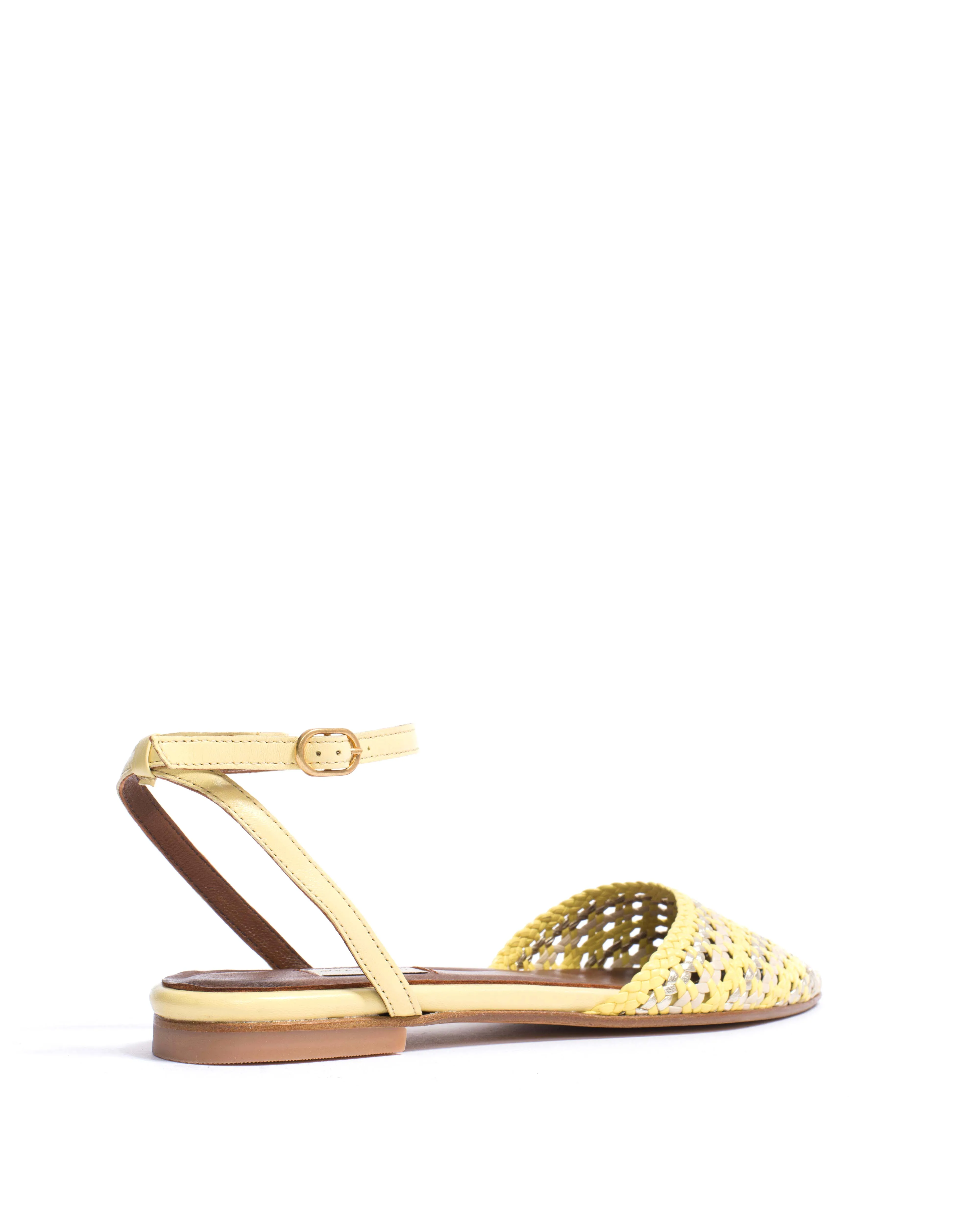 Senara 10 Hand-braided leather Pineapple ice mix sold by Anonymous Copenhagen product image thumbnail 3