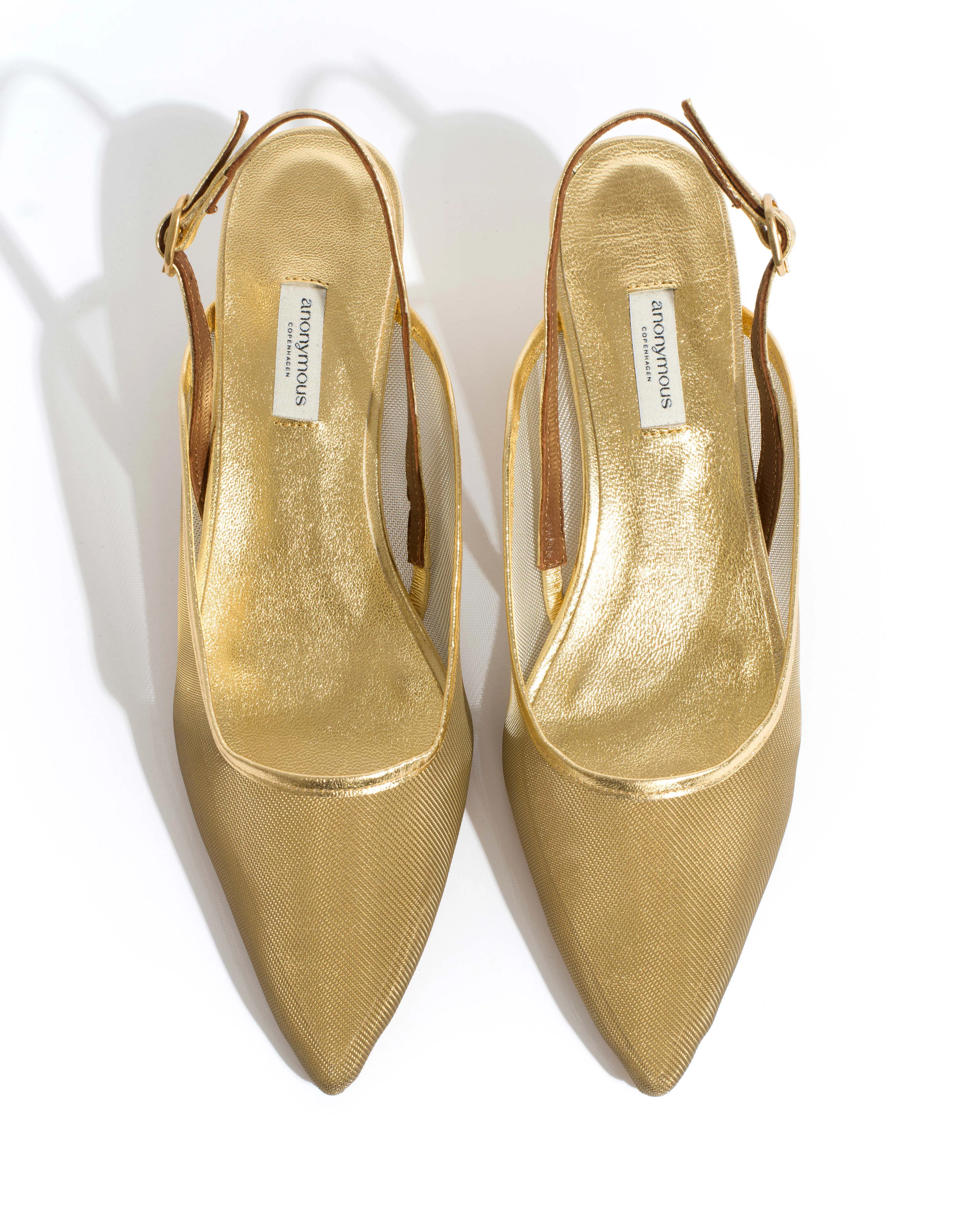 Fanny 40 stiletto mosquito Metallic goat & mosquito Gold sold by Anonymous Copenhagen product image thumbnail 4