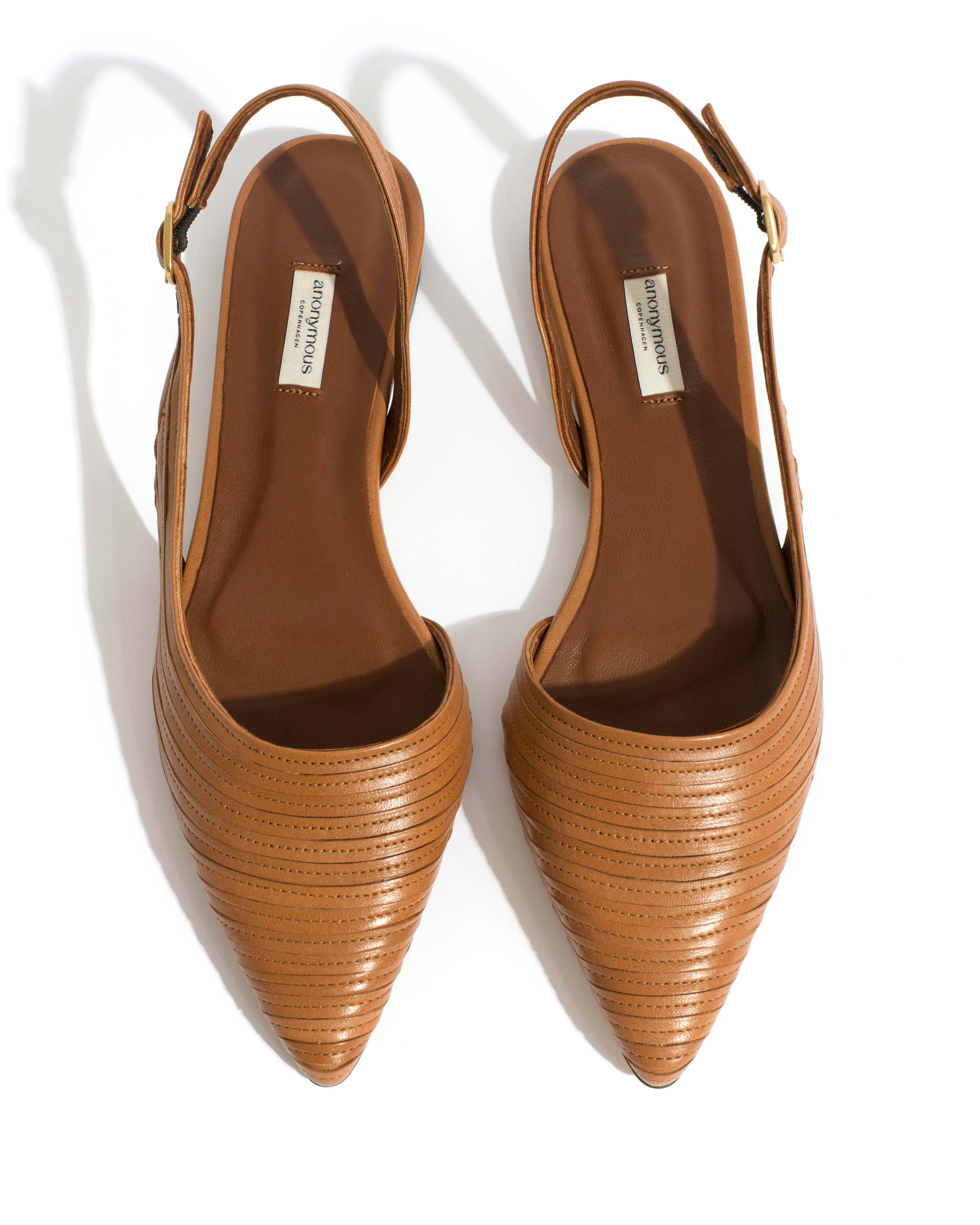 Carla 10 Shiny lamb Caramel sold by Anonymous Copenhagen product image thumbnail 4