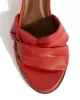 Kamilah 50 stiletto Shiny lamb Ruby red sold by Anonymous Copenhagen