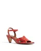 Kamilah 50 stiletto Shiny lamb Ruby red sold by Anonymous Copenhagen