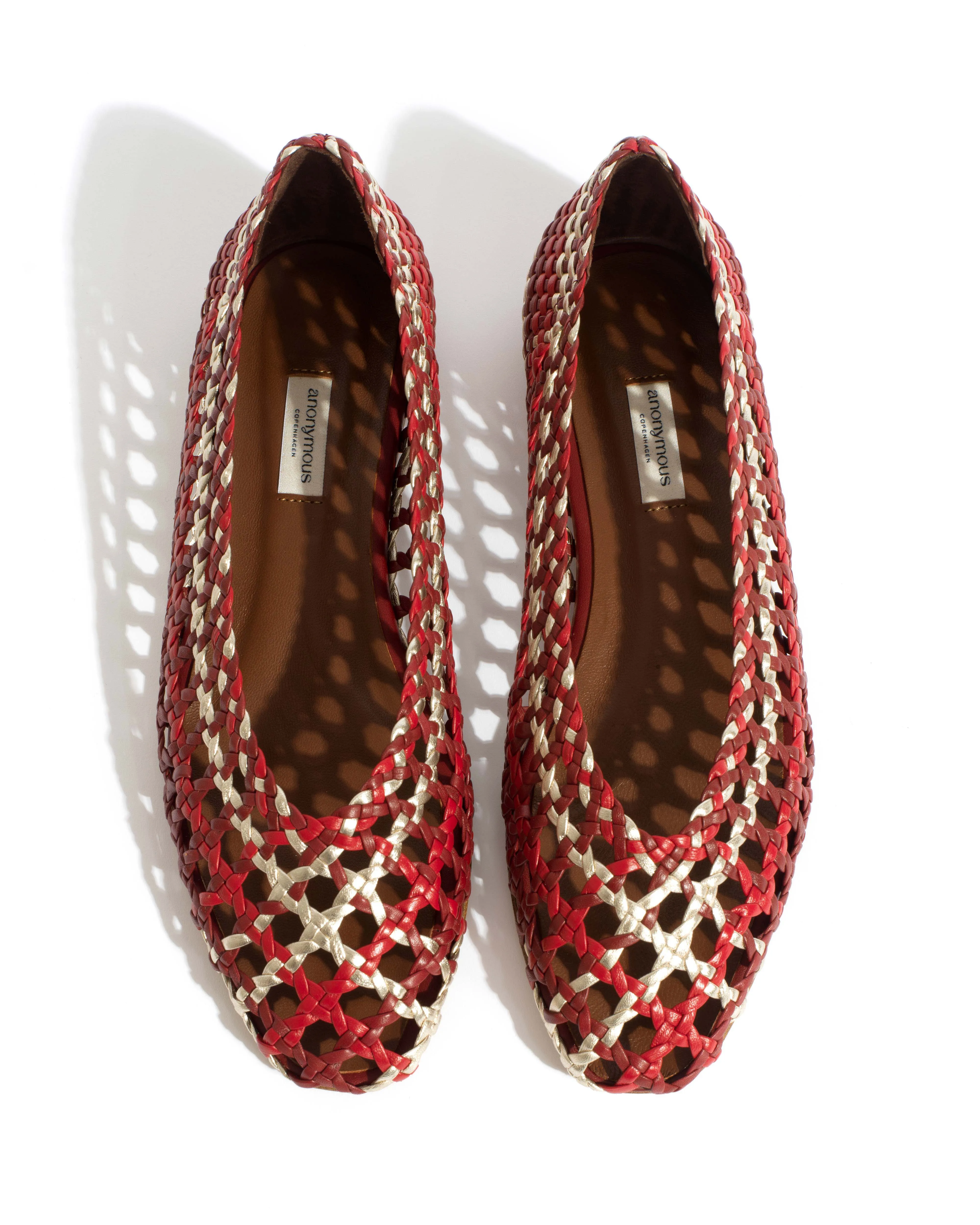 Sessi 10 Hand-braided leather Pomegranate mix sold by Anonymous Copenhagen product image thumbnail 4