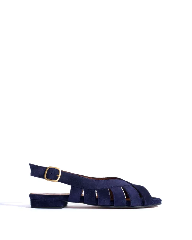 Sophie 20 Calf suede Ink blue sold by Anonymous Copenhagen