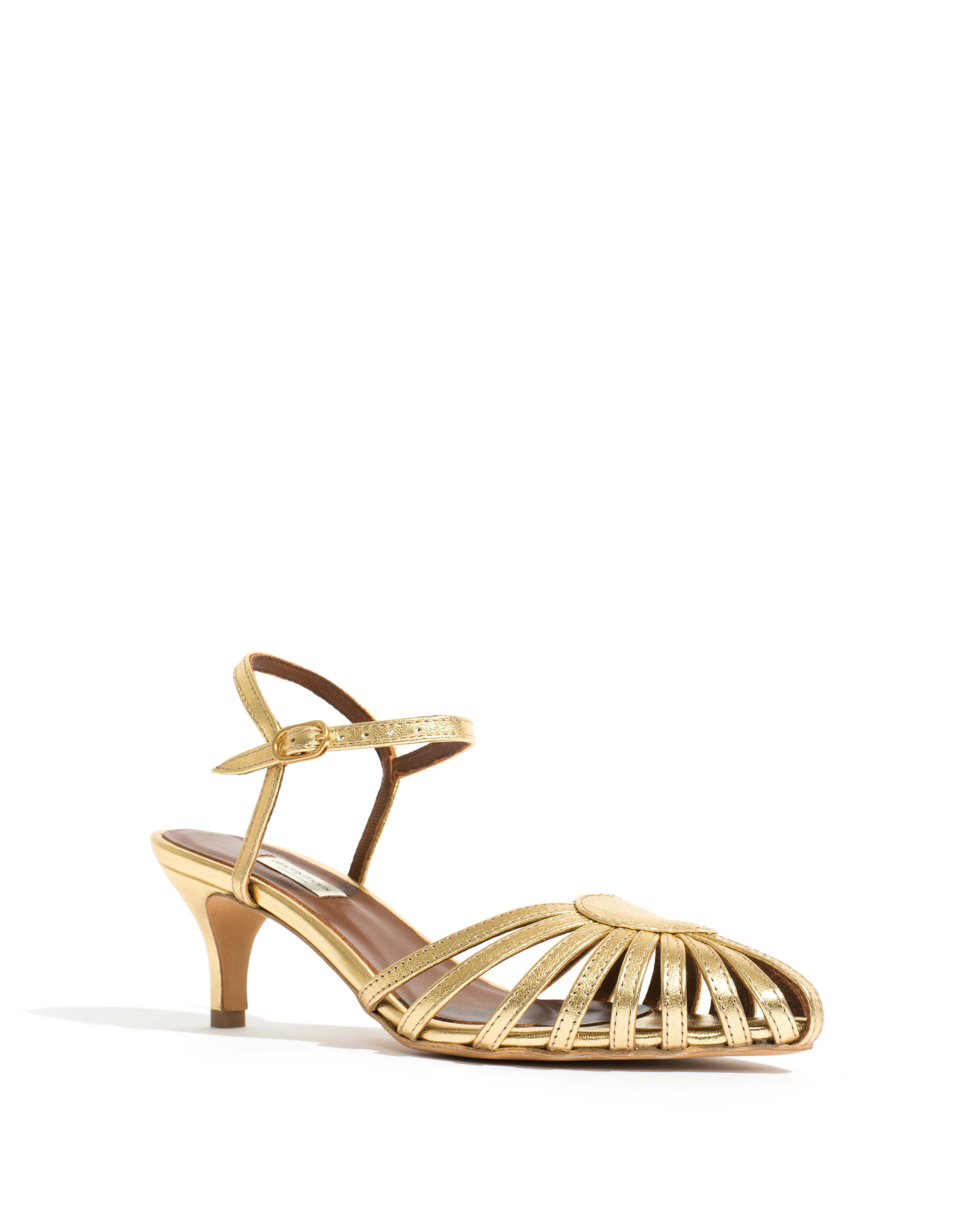 Keesha 55 Metallic goat Gold sold by Anonymous Copenhagen product image thumbnail 2