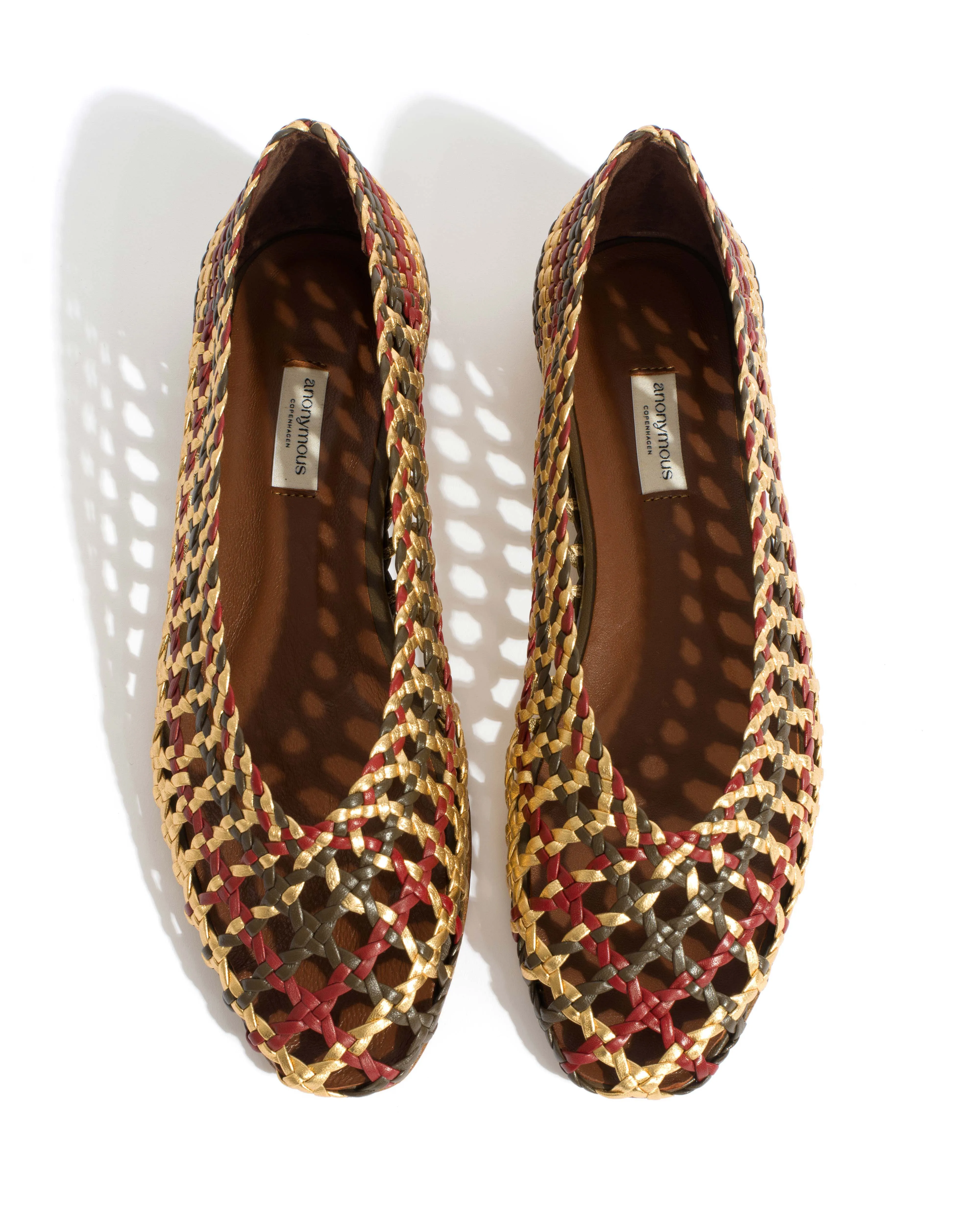 Sessi 10 Hand-braided leather Olive green mix sold by Anonymous Copenhagen product image thumbnail 4