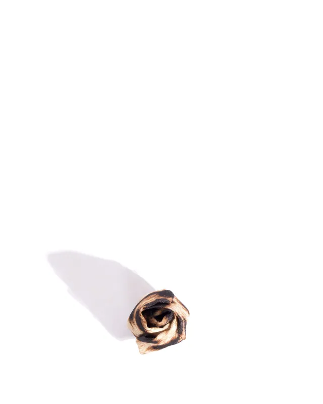 Tulip shoe clip Satin print Leopard sold by Anonymous Copenhagen