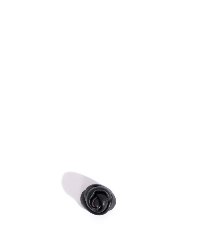 Rose shoe clip Shiny lamb Black sold by Anonymous Copenhagen