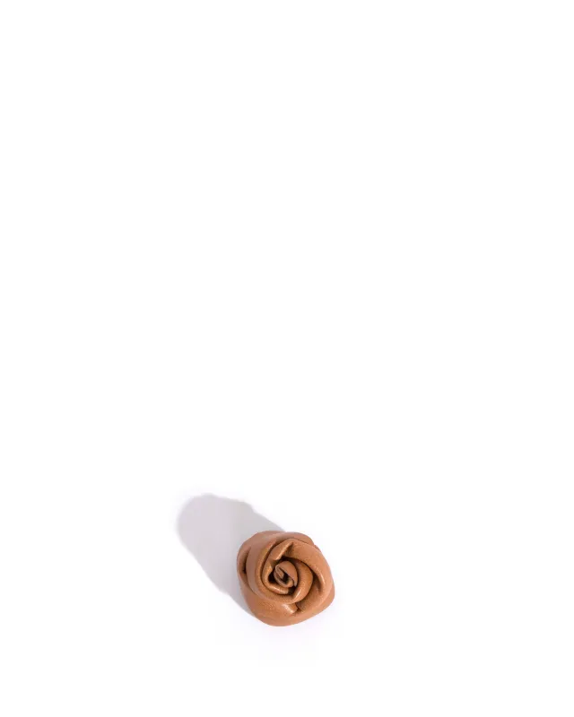 Rose shoe clip Shiny lamb Caramel sold by Anonymous Copenhagen