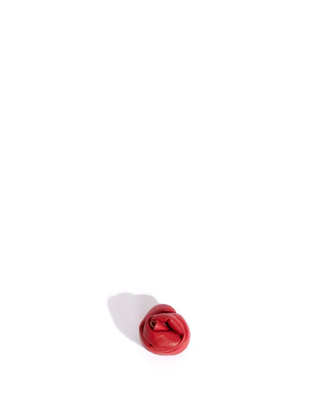 Rose shoe clip Shiny lamb Ruby red sold by Anonymous Copenhagen