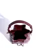 Kacey petite bucket bag Crinkled polished goat Pomegranate sold by Anonymous Copenhagen