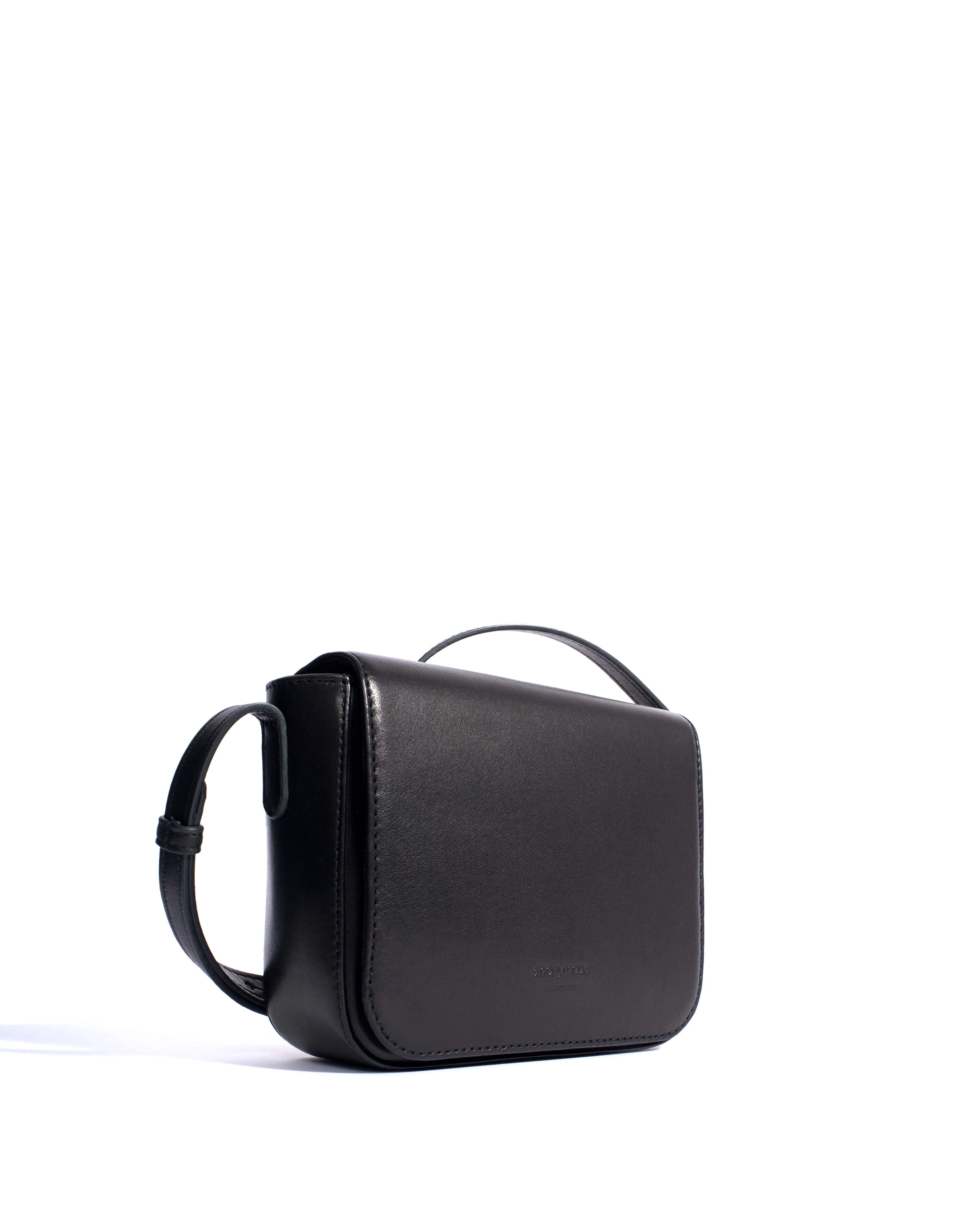 Sicha interlace crossover bag Shiny lamb Black sold by Anonymous Copenhagen product image thumbnail 2