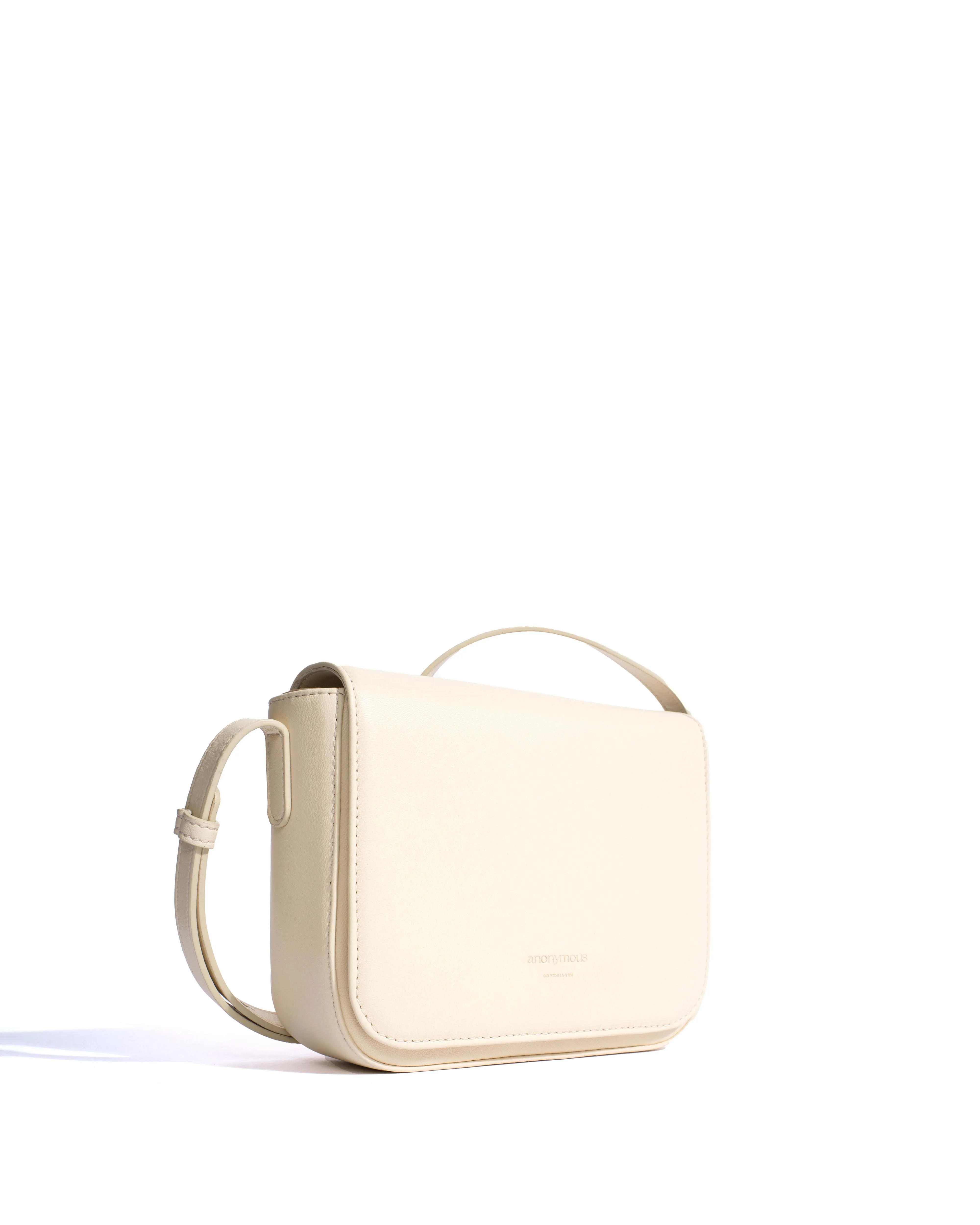 Sicha interlace crossover bag Shiny lamb White sand sold by Anonymous Copenhagen product image thumbnail 2