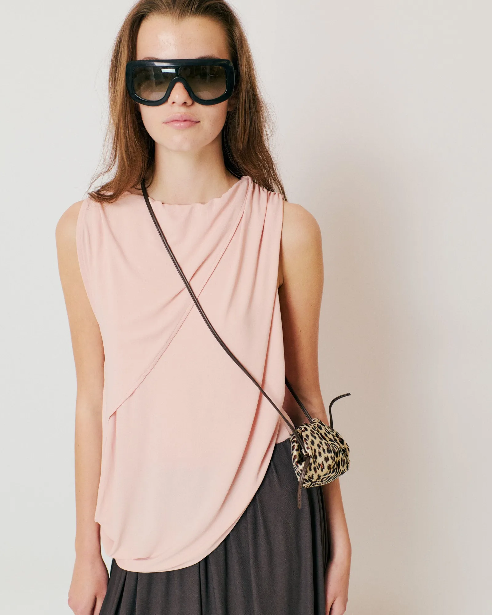 Enuice petite purse Vintage satin print Leopard sold by Anonymous Copenhagen product image thumbnail 3