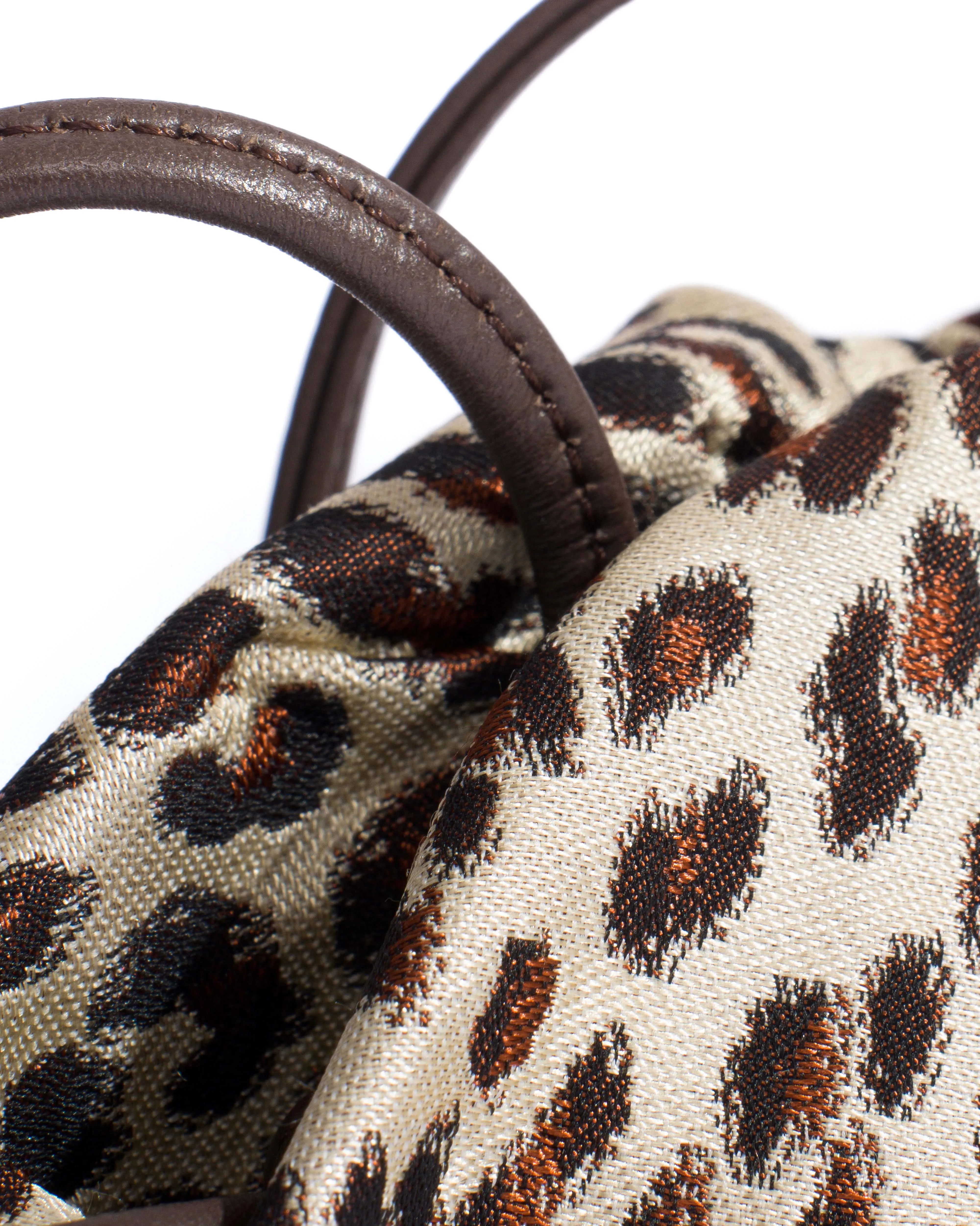 Enuice petite purse Vintage satin print Leopard sold by Anonymous Copenhagen product image thumbnail 5