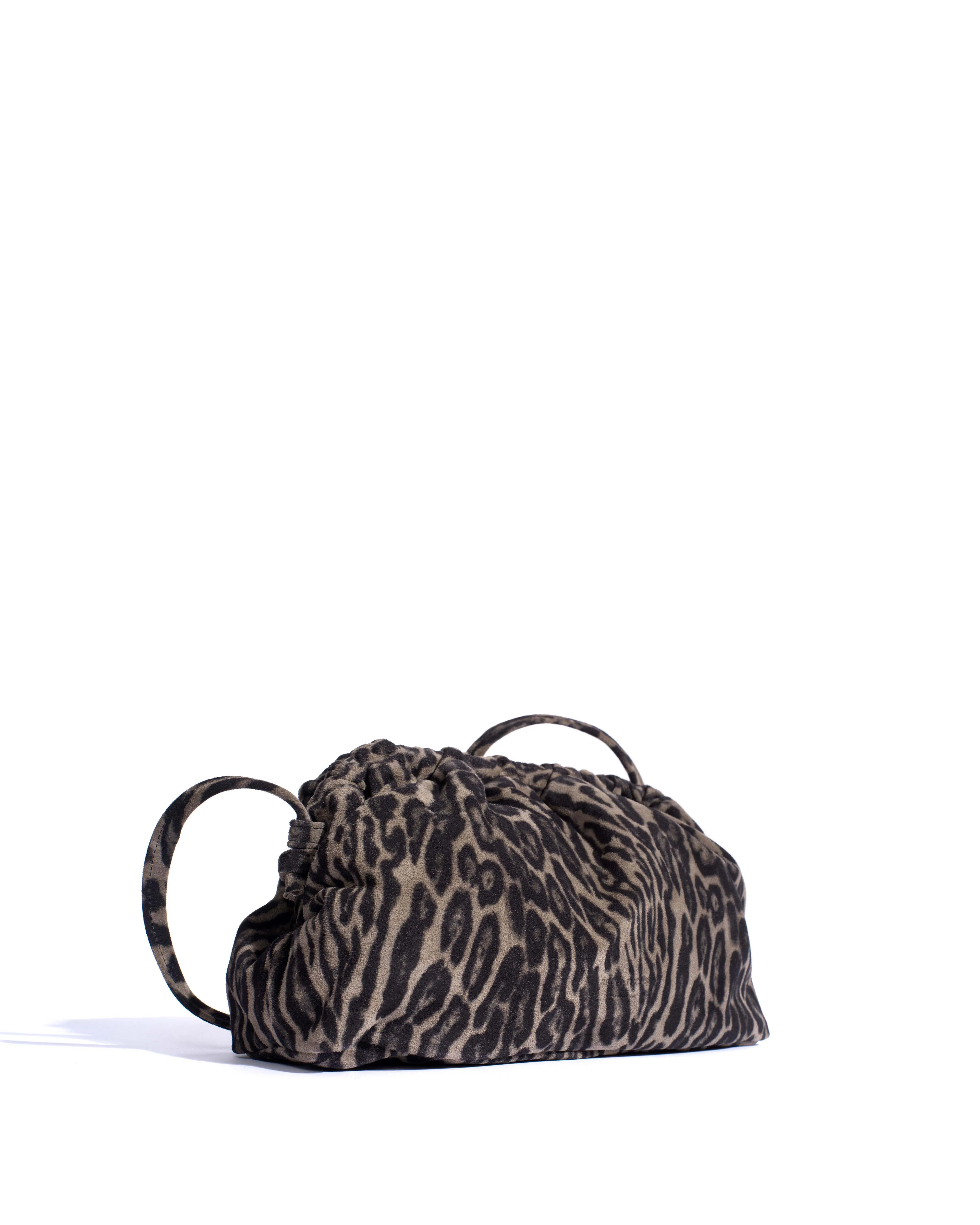 Hally grand cloud bag Calf suede print Snow leopard sold by Anonymous Copenhagen product image thumbnail 2