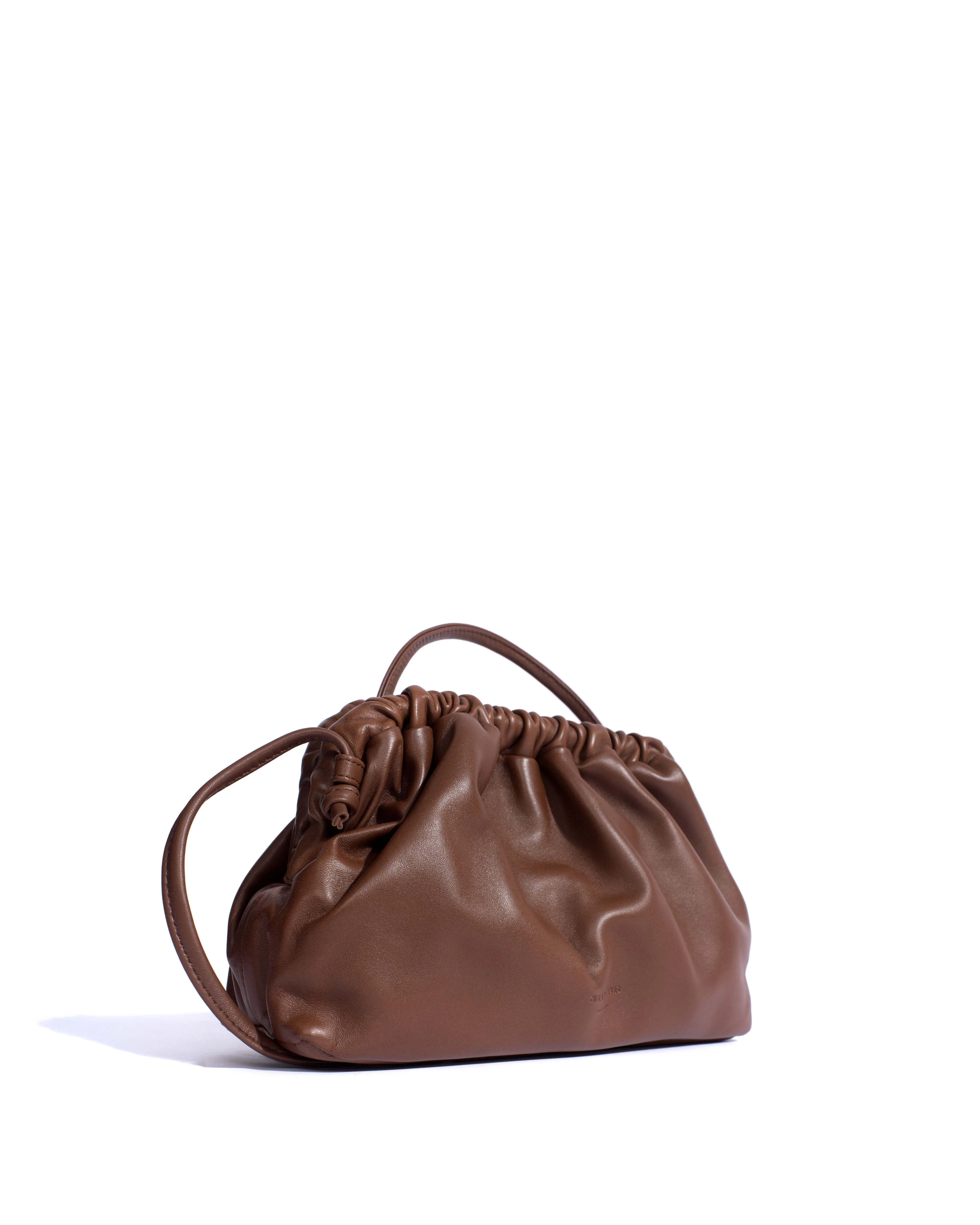 Hally grand cloud bag Shiny lamb Chocolate sold by Anonymous Copenhagen product image thumbnail 2