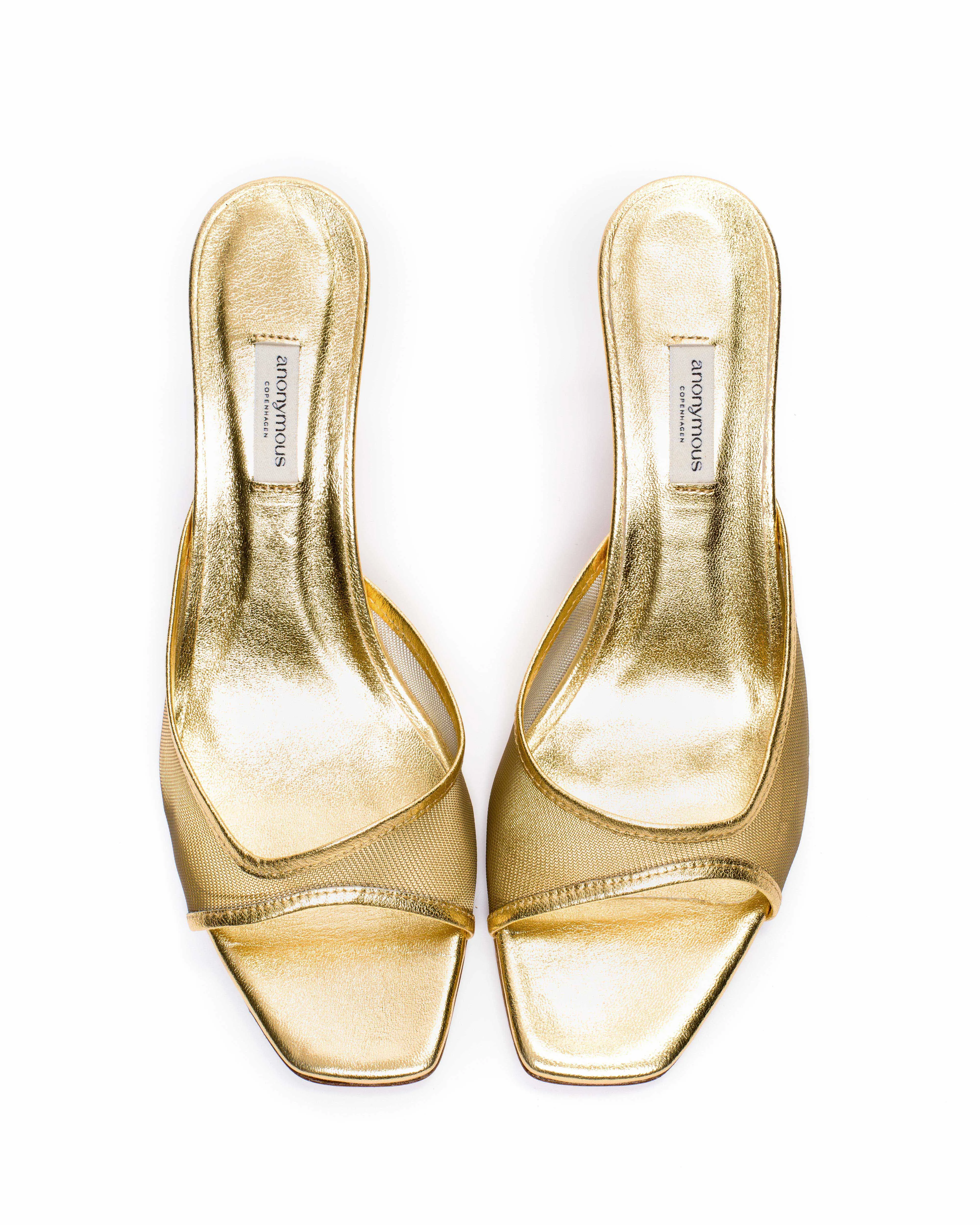 Mazy 75 mesh Metallic goat & mesh Gold sold by Anonymous Copenhagen product image thumbnail 3