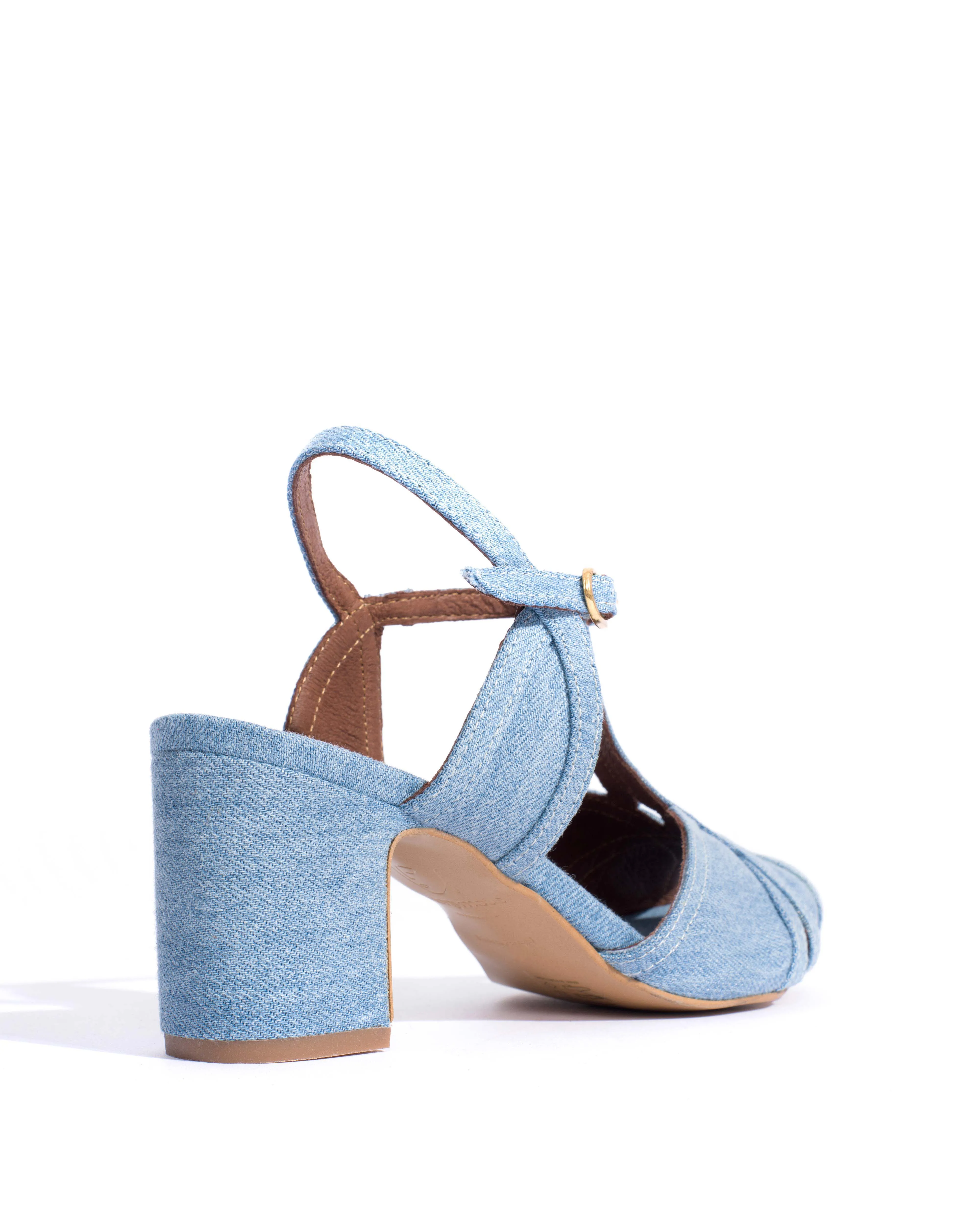 Therese 55 Denim Washed blue sold by Anonymous Copenhagen product image thumbnail 3