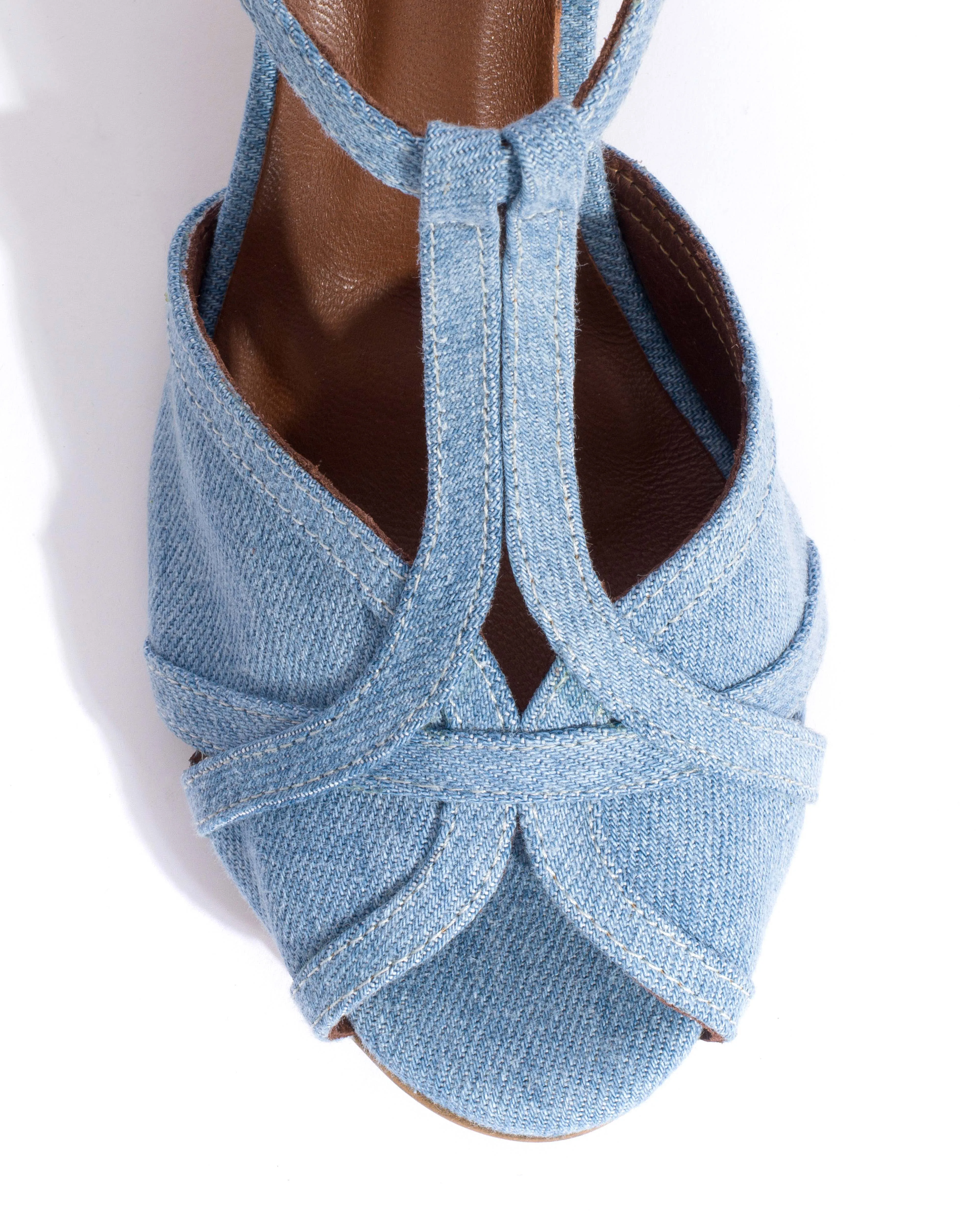 Therese 55 Denim Washed blue sold by Anonymous Copenhagen product image thumbnail 5