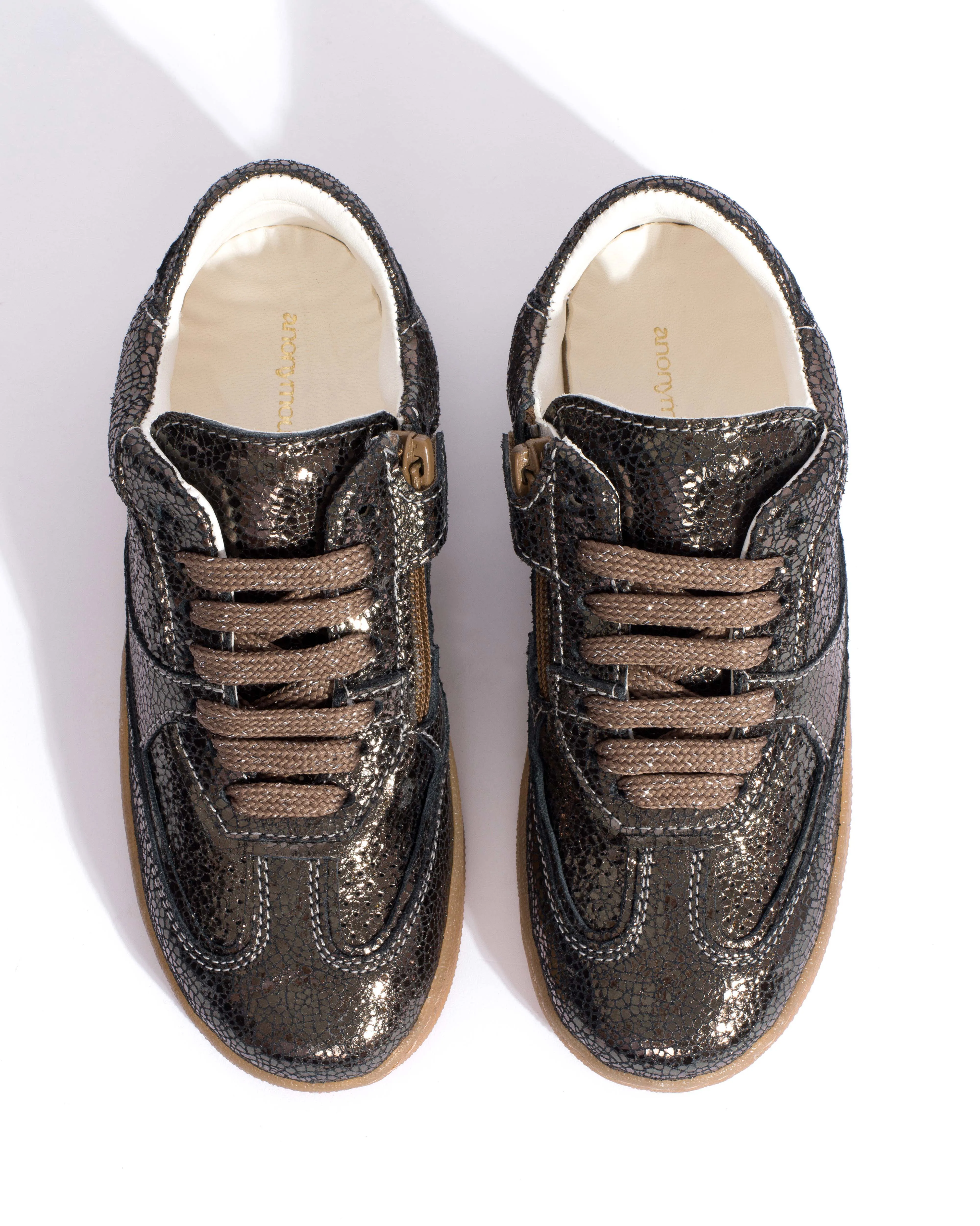 Dabbie junior Crackled metallic goat Platinum sold by Anonymous Copenhagen product image thumbnail 4