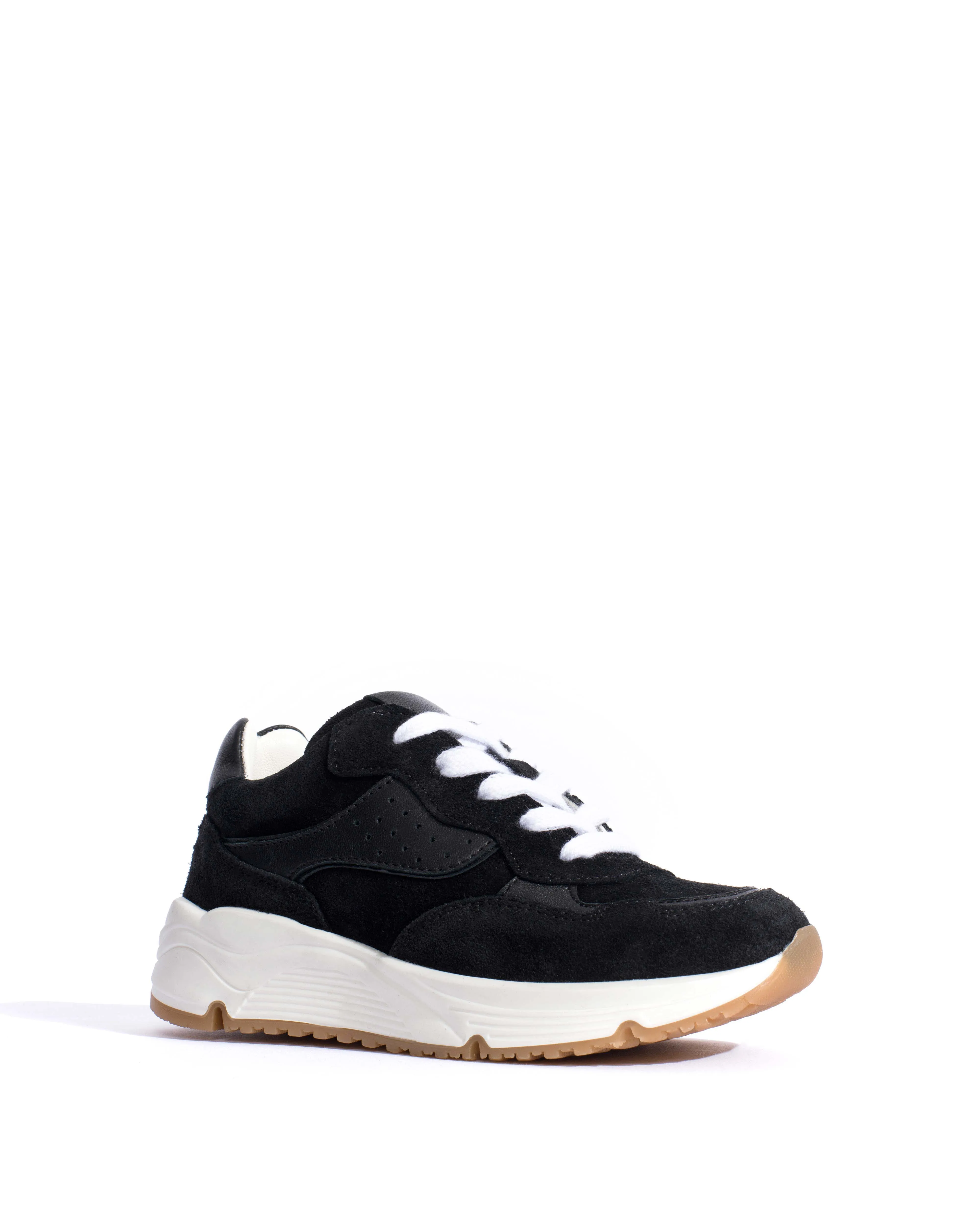 Cally junior Calf suede & sleek leather Black sold by Anonymous Copenhagen product image thumbnail 2