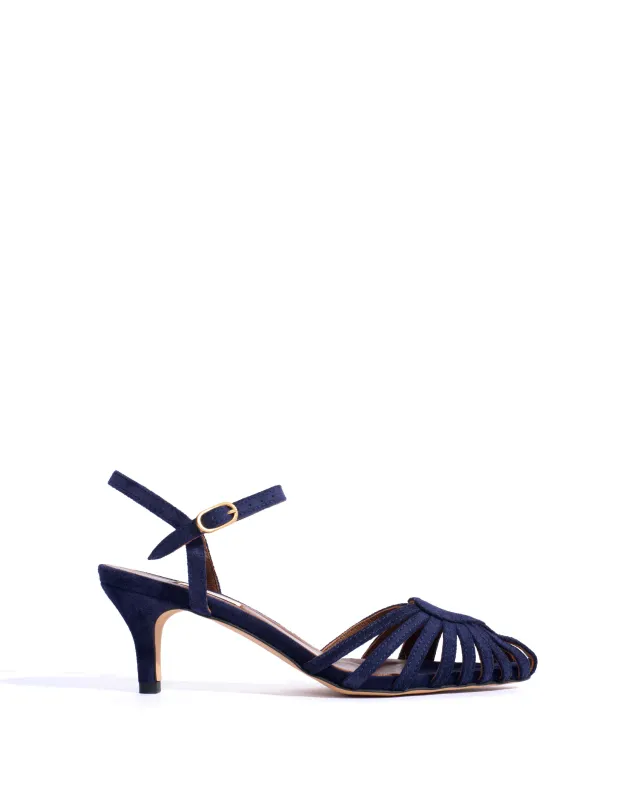 Keesha 55 Calf suede Ink blue sold by Anonymous Copenhagen