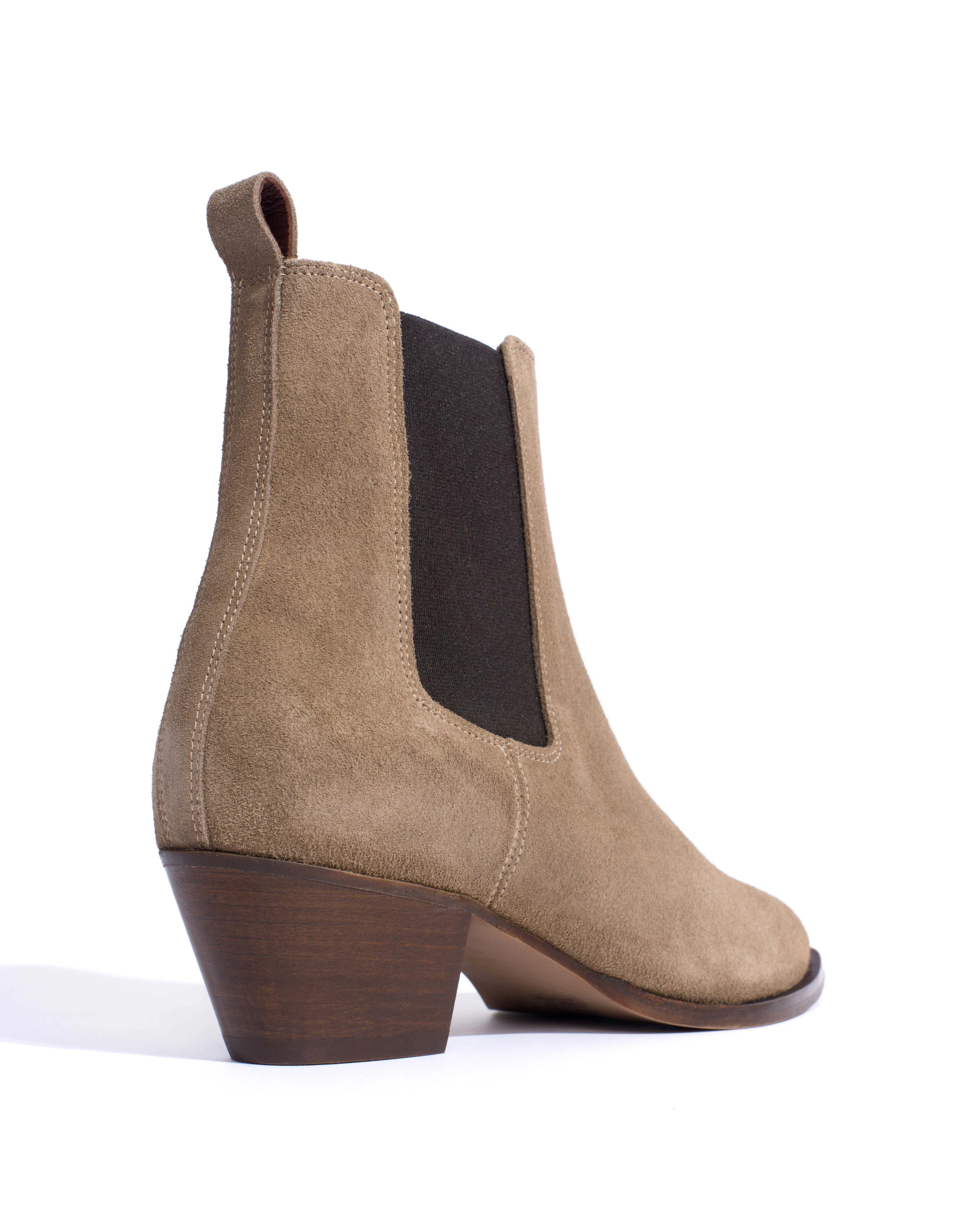 Faith Calf suede Mushroom sold by Anonymous Copenhagen product image thumbnail 3