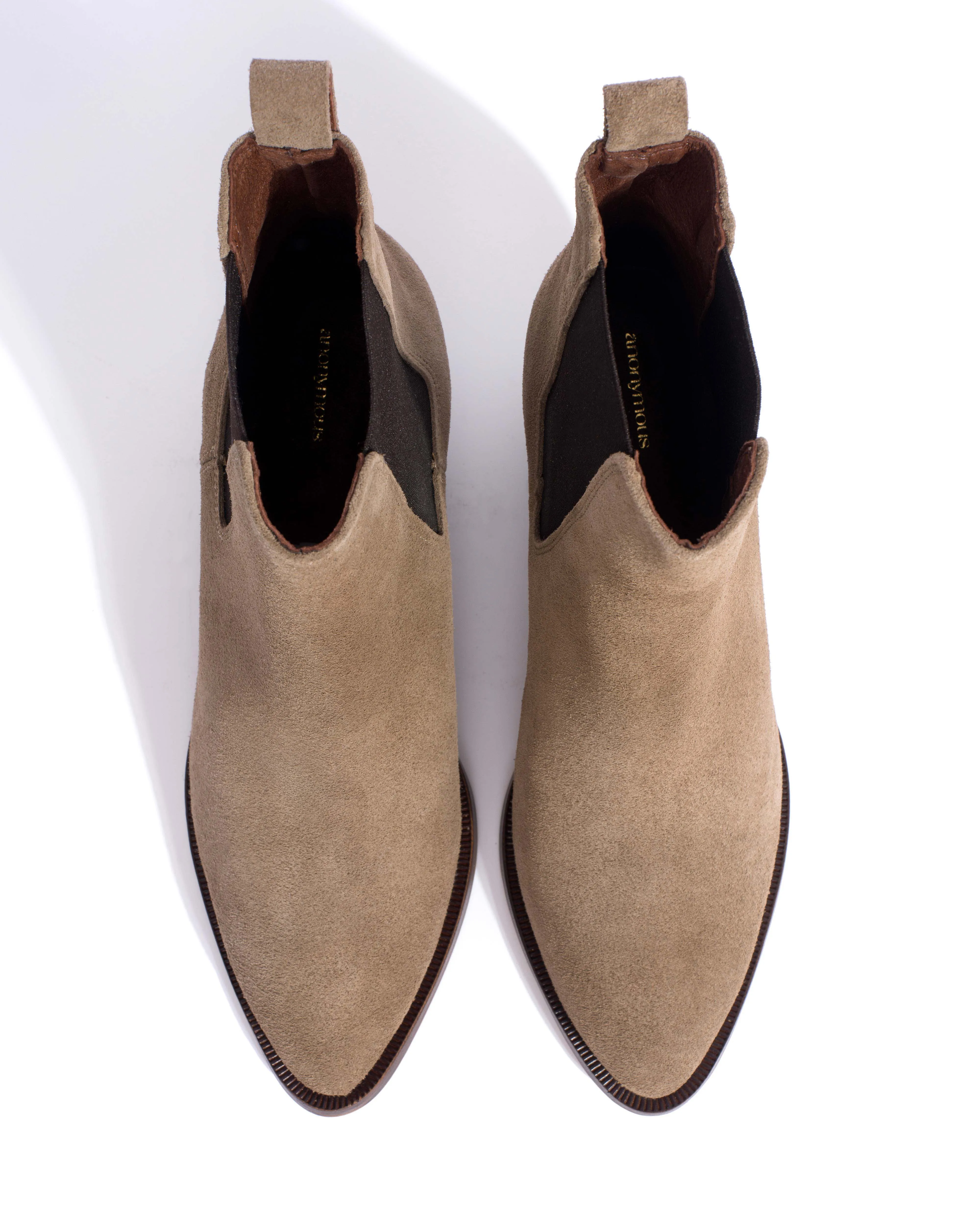 Faith Calf suede Mushroom sold by Anonymous Copenhagen product image thumbnail 4